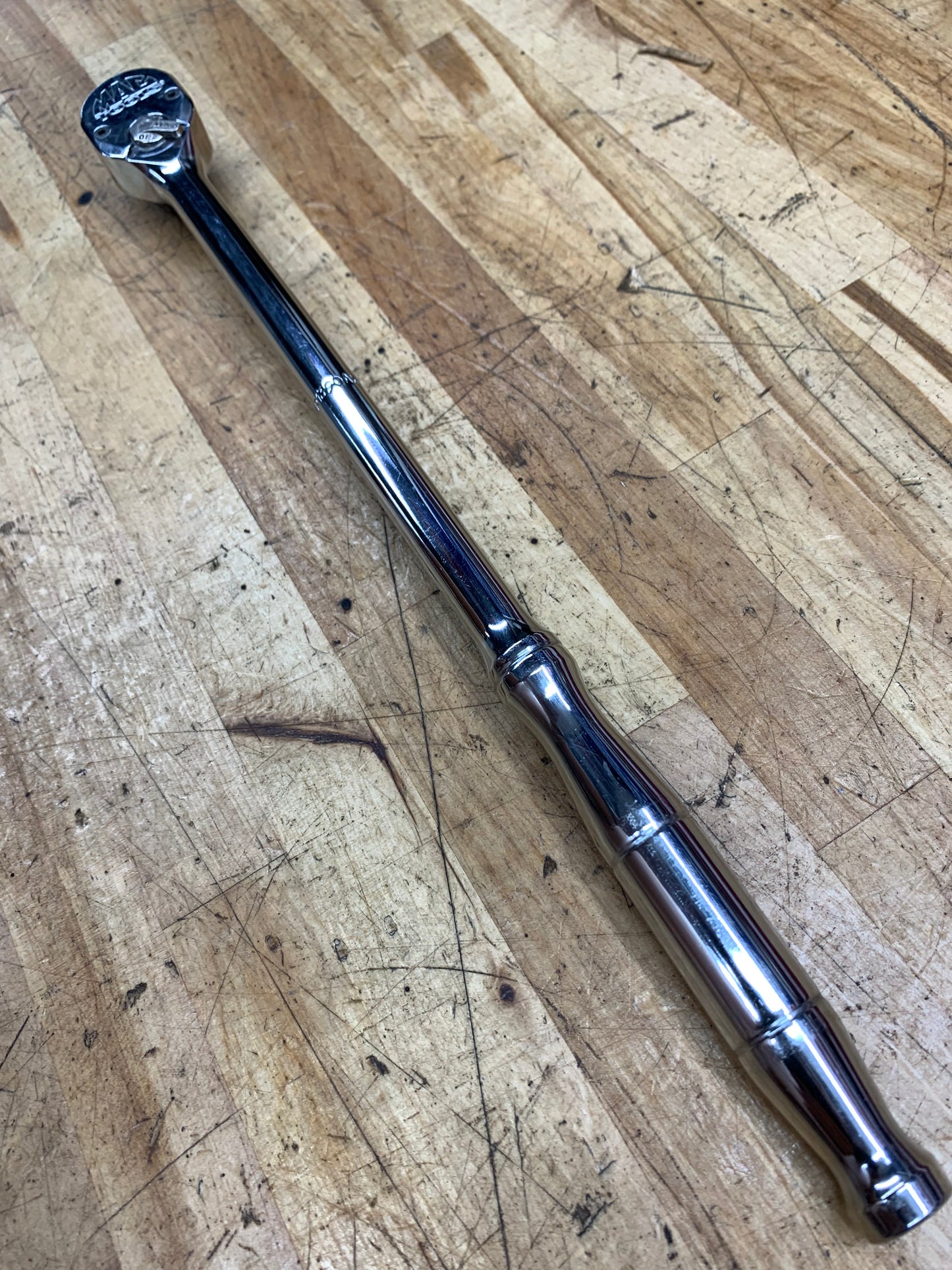 Mac Tools Long 3/8" Fine Tooth Ratchet LIKE NEW XR1390A USA