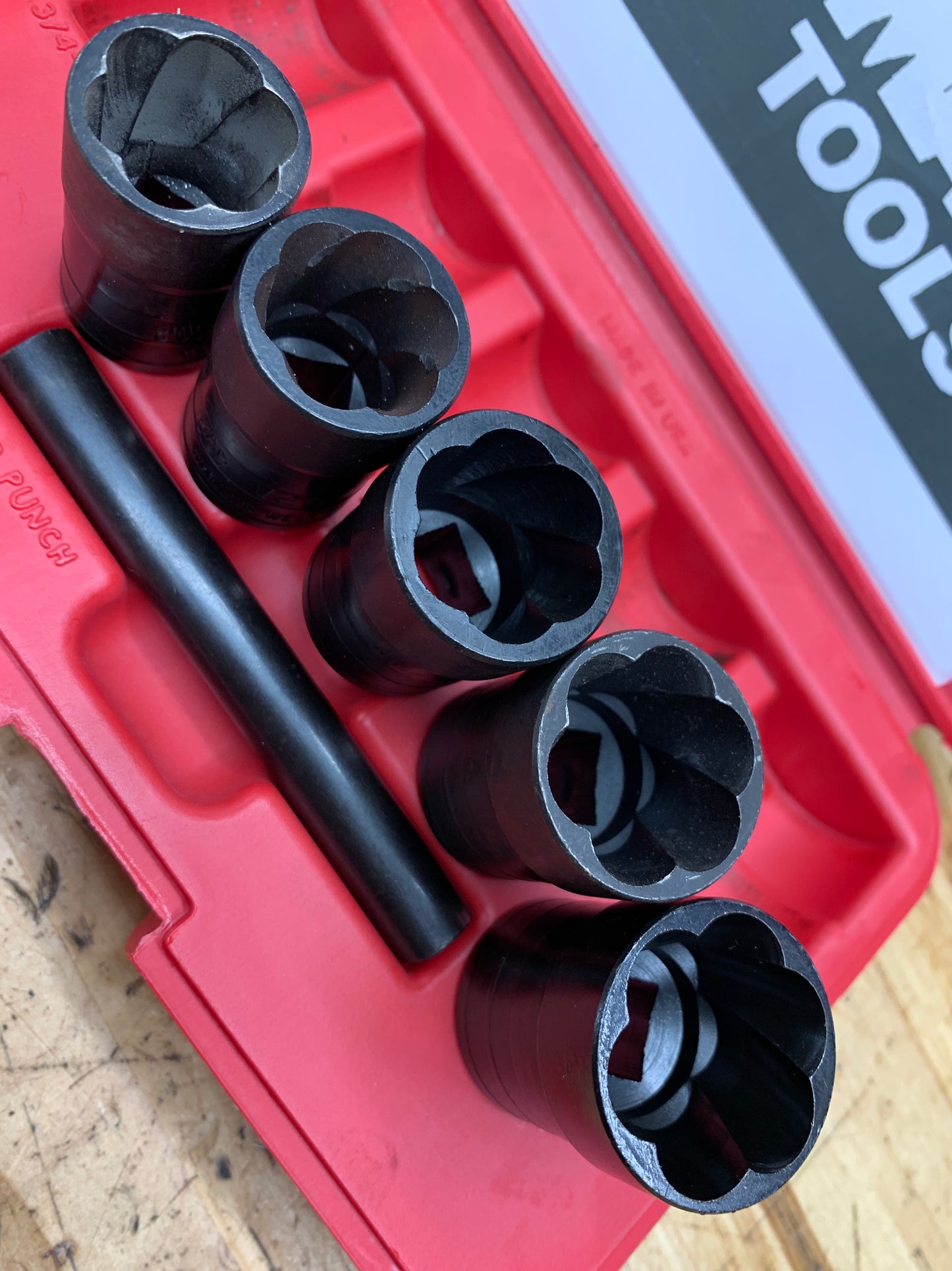 Mac Nut Extractor Twist Socket Set 5pc SVT5LR