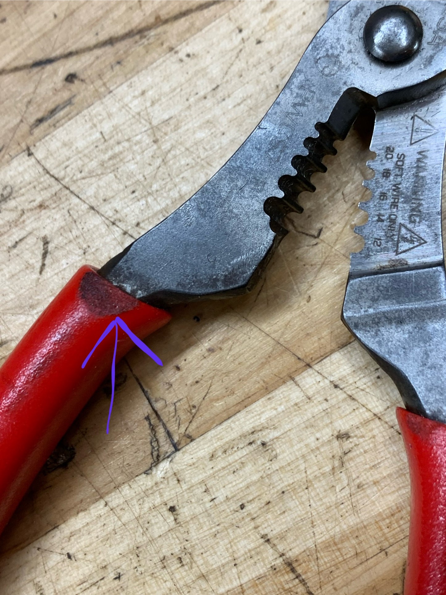 Snap On Crimp/Stripper Pliers PWCS7CF