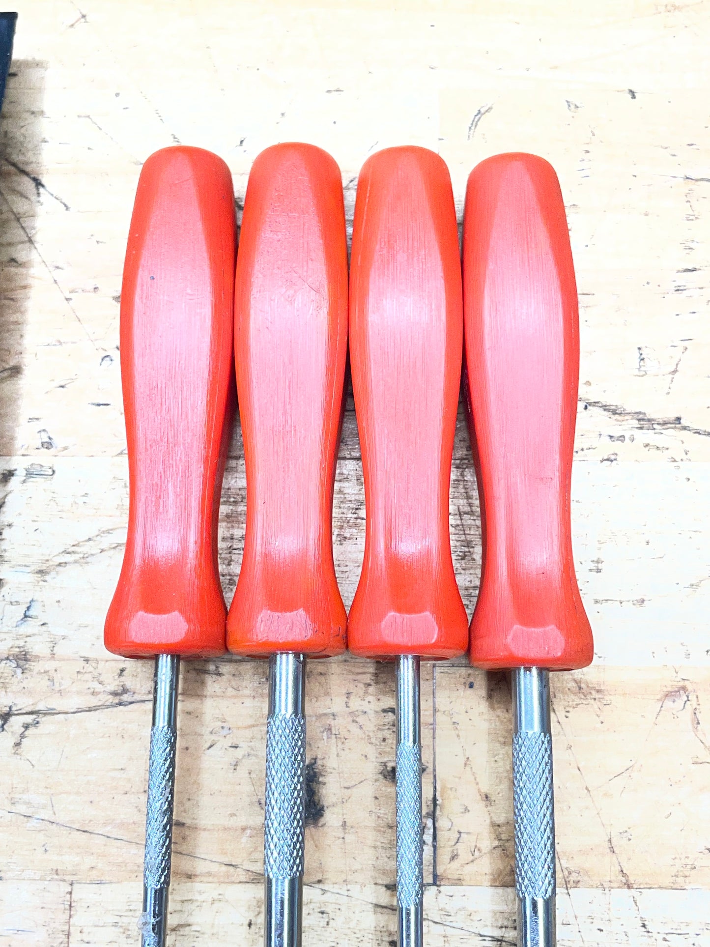 Snap On Red Hard Handle Mini Screwdriver Set USA SDDX40