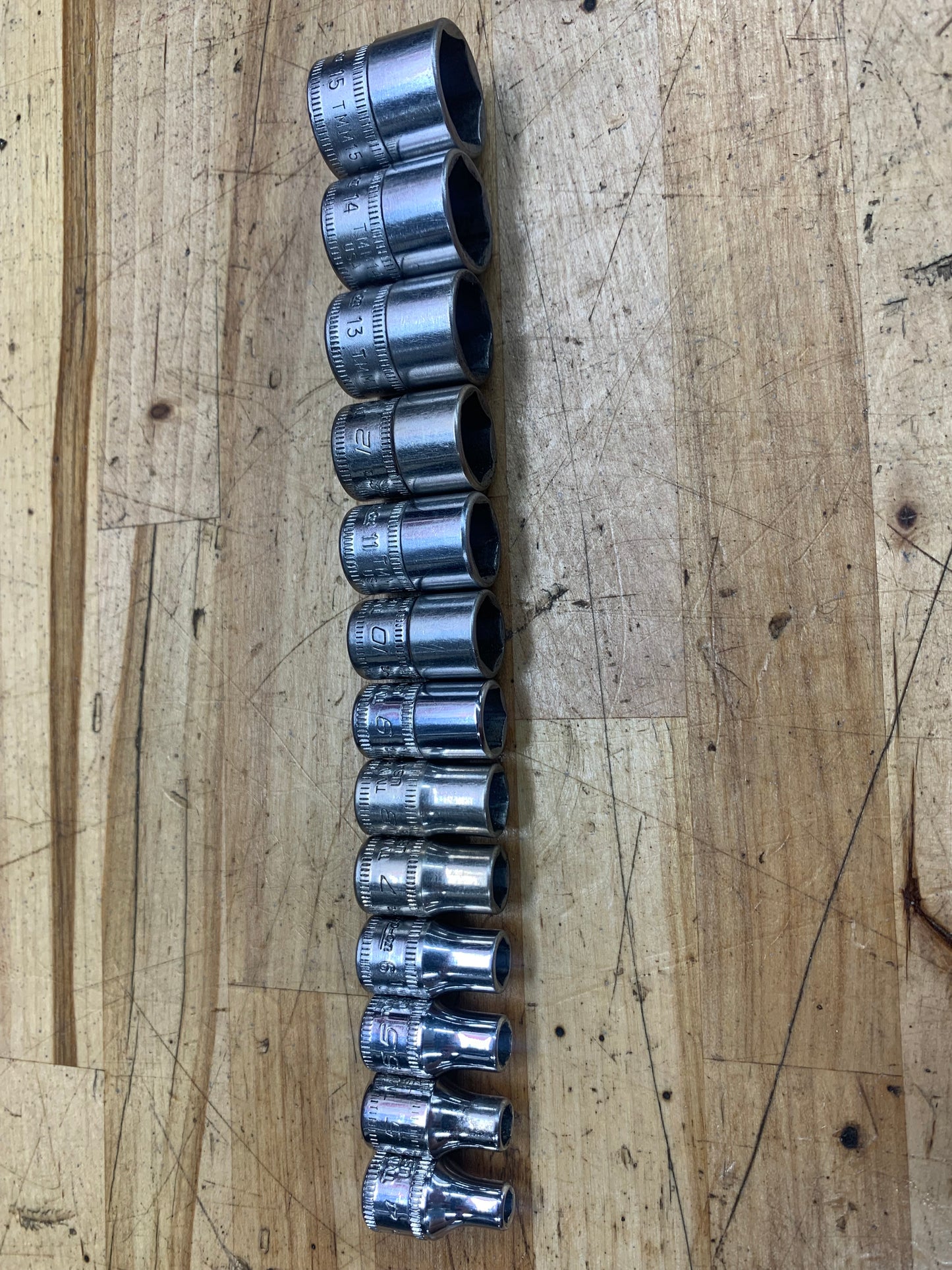 Snap On 1/4" Shallow Socket Set Metric 13pc