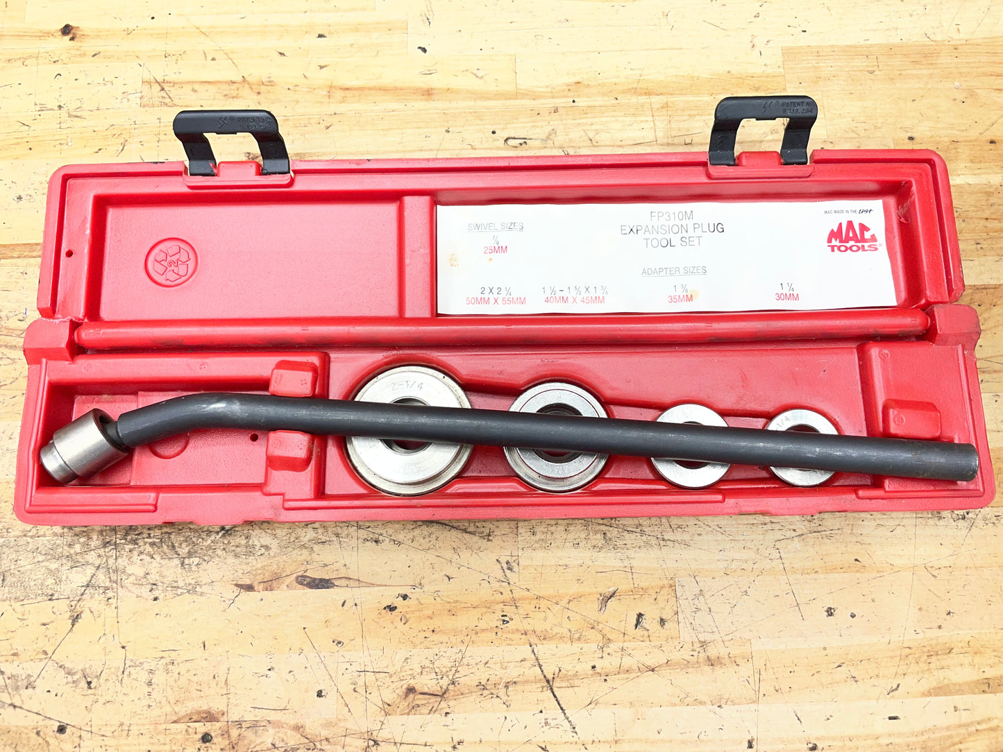 Mac Tools Freeze Plug Installer Expansion Plug Set USA FP310M