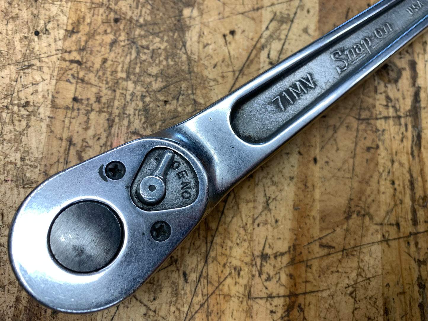 Snap On 1/2" Vintage 1963 Ratchet USA 71MV