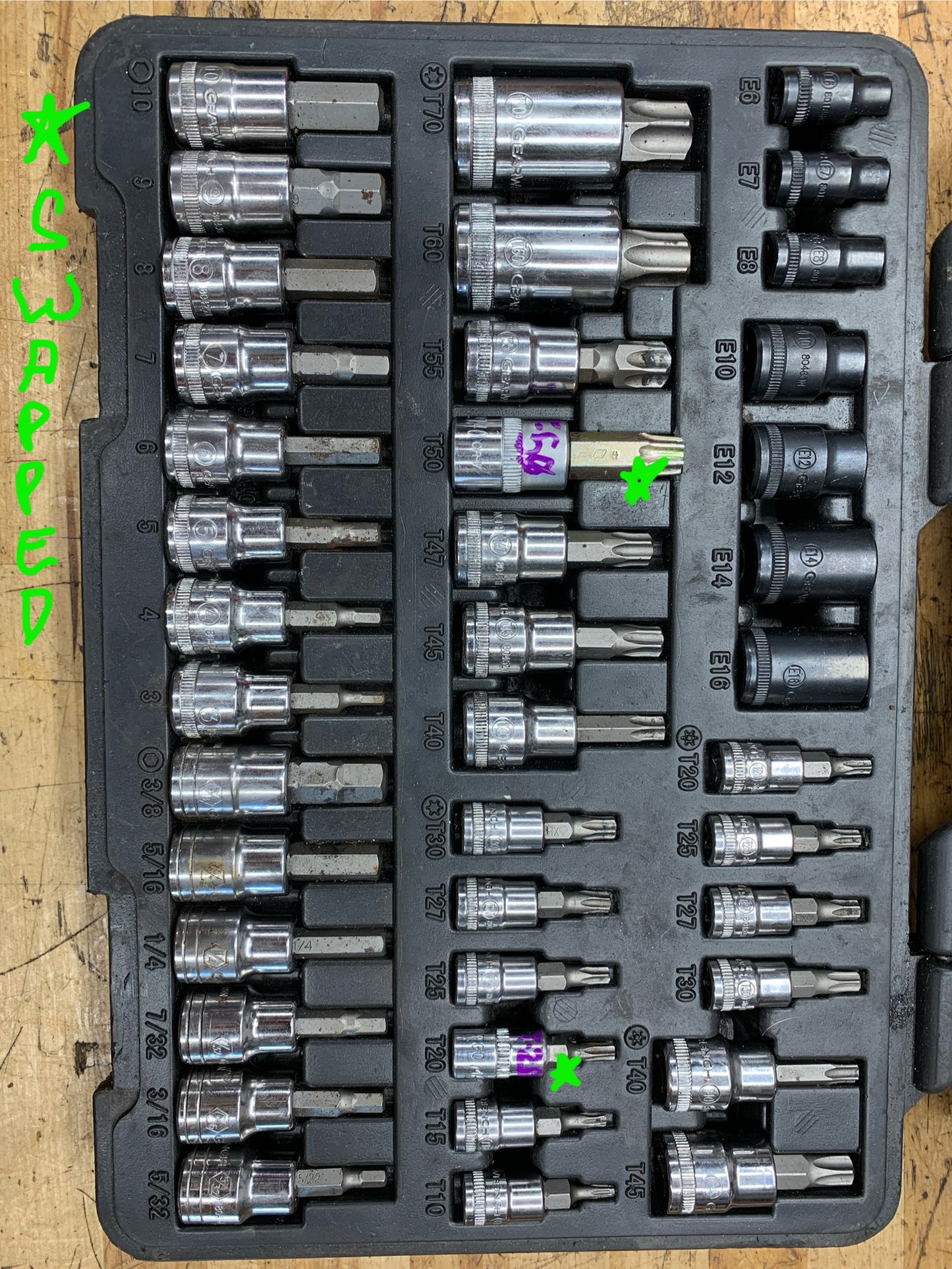 GearWrench 40 Pc. Hex & Torx Master Bit Socket Set 40424A