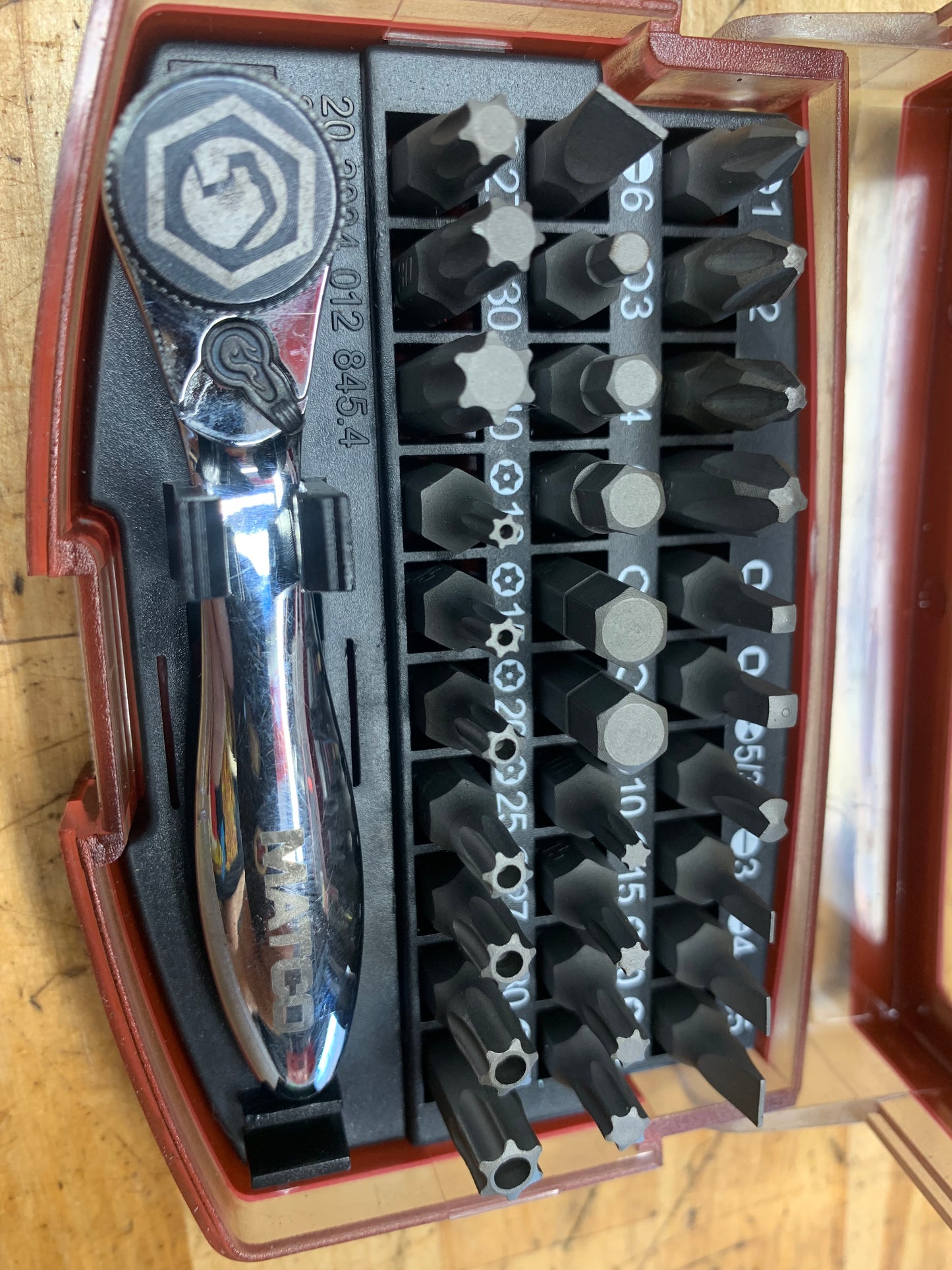 Matco Mini Hex Bit Ratchet Set SBIT29A