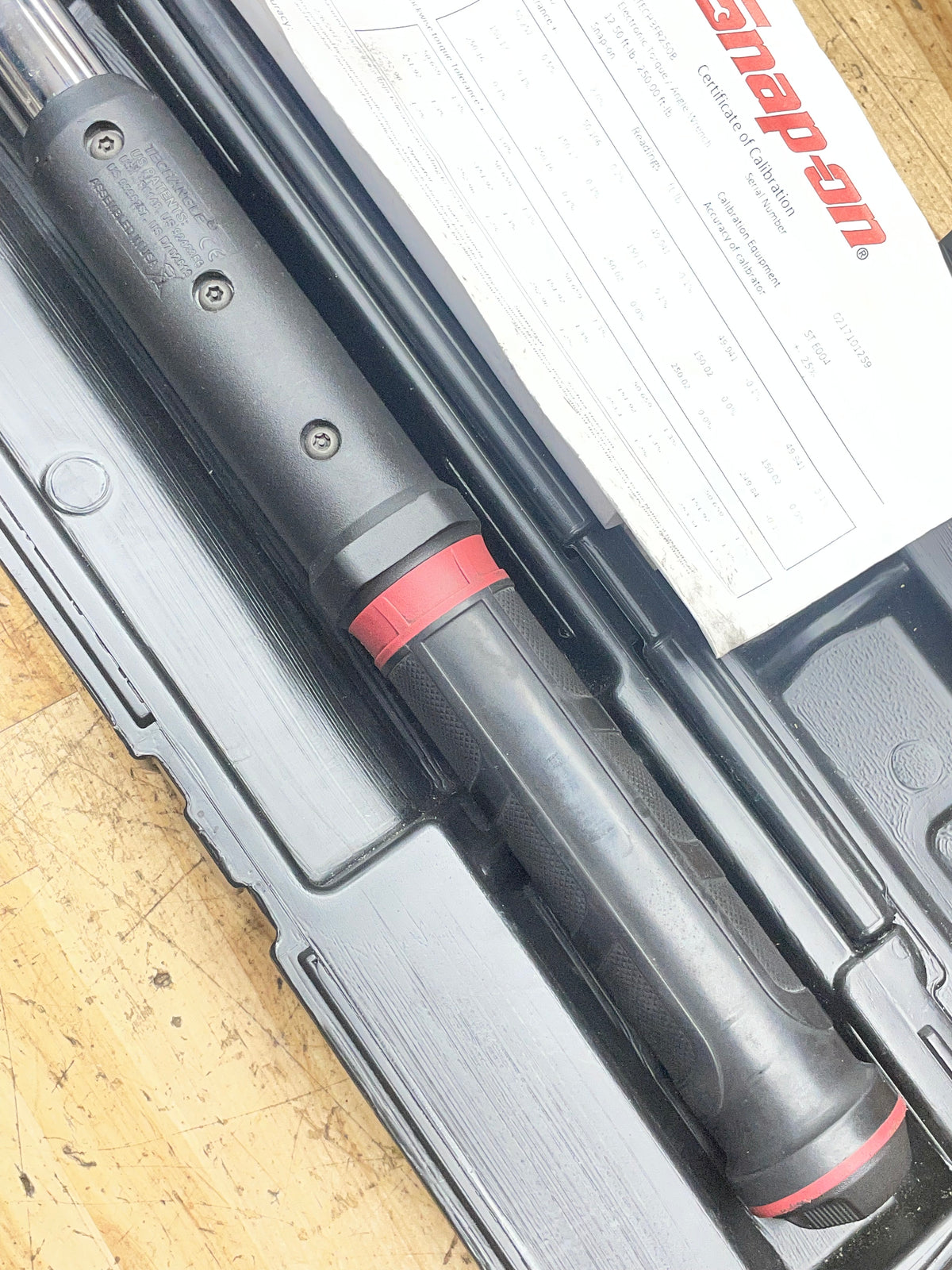 Snap On 1/2” Techangle 12.5-250 Ft.Lb. Digital Torque Wrench ATECH3F250BX