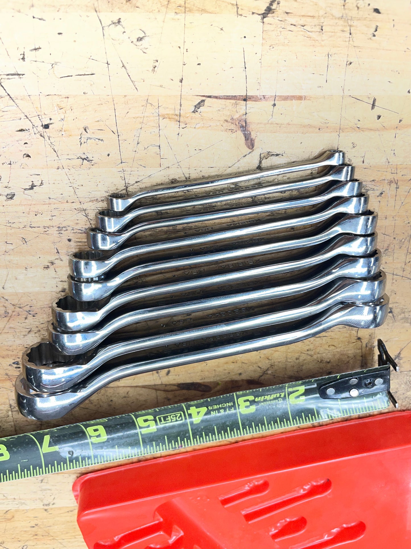 Snap On Metric Short Pattern 9pc Box Wrench Set 3/16”-13/16” USA XS609