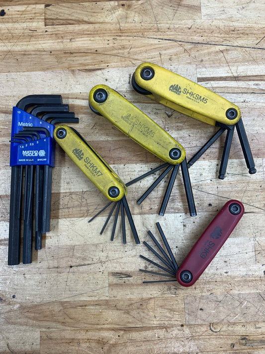 Mac Tools & Matco Hex Allen Key Bundle 5pc USA