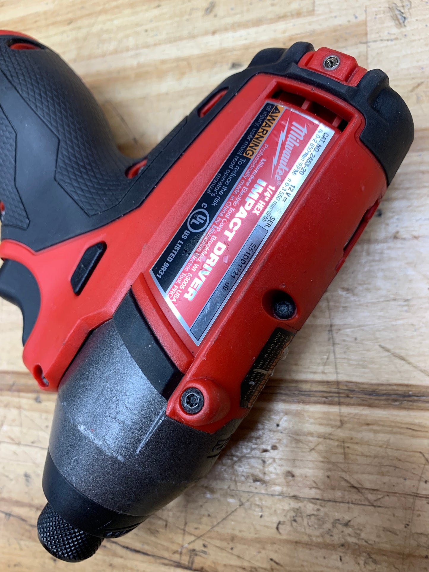 Milwaukee 1/4” Hex Impact Driver Fuel M12 2453-20