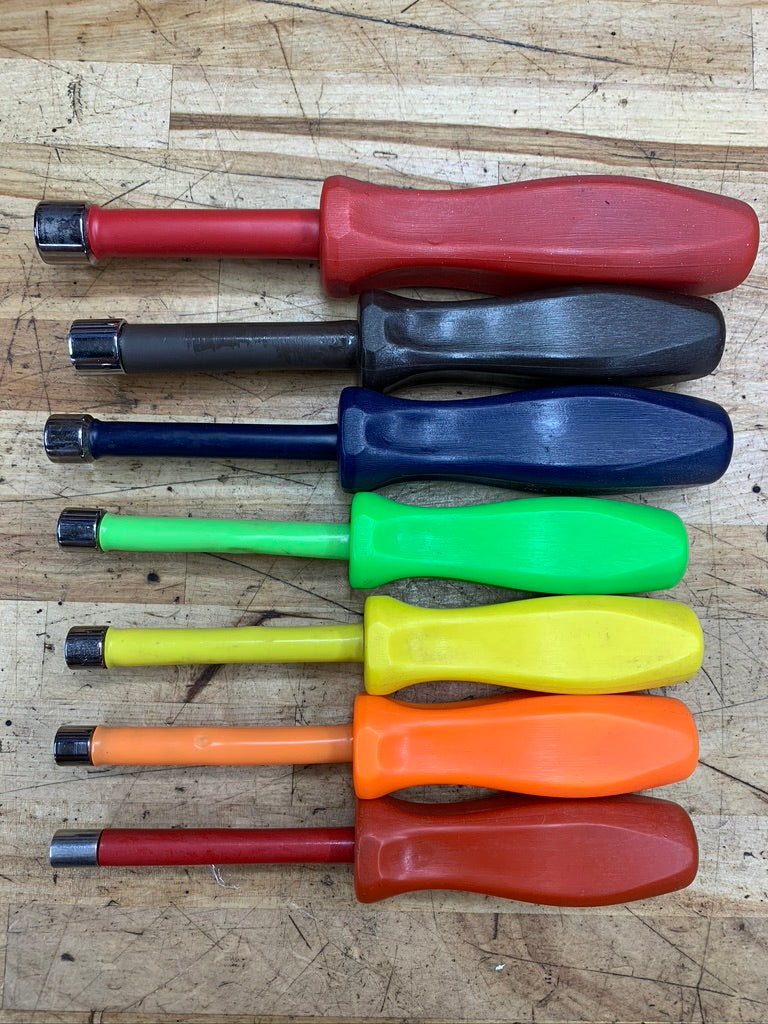 Snap On SAE Nut Driver Set 7pc Set