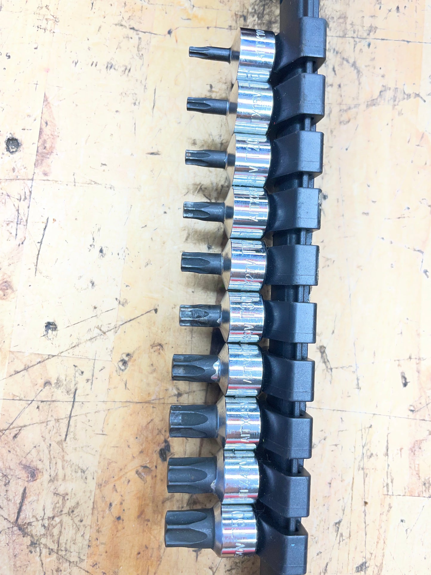 Matco 1/4” Low Profile Stubby Torx Bit Socket Set T10-T50 10pc SA1TX10VA