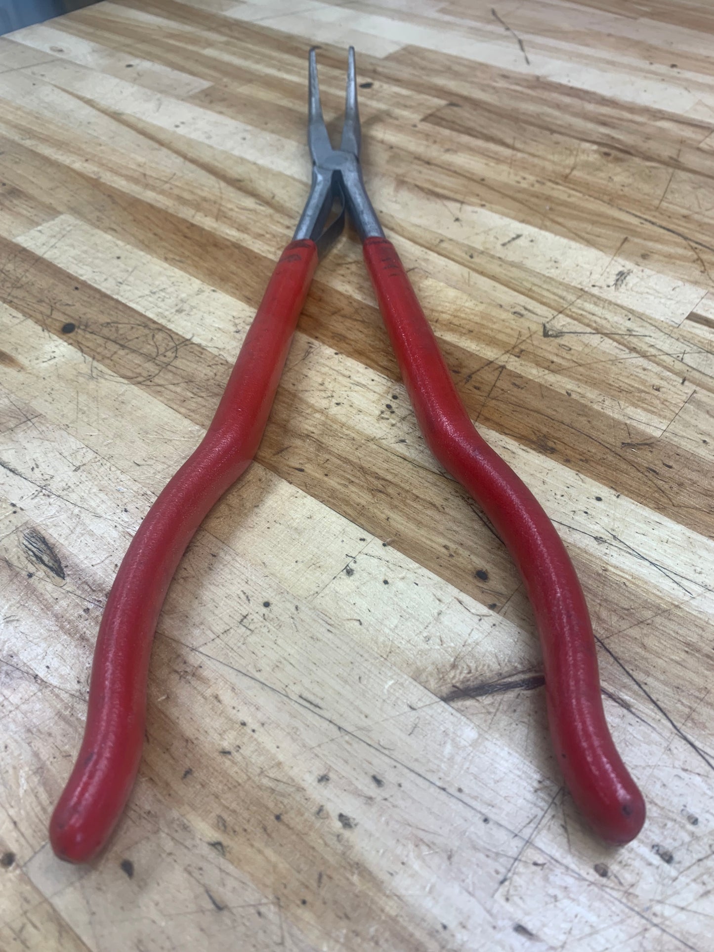 Snap On Long Bent 45 deg. Needle Nose Pliers 415CP