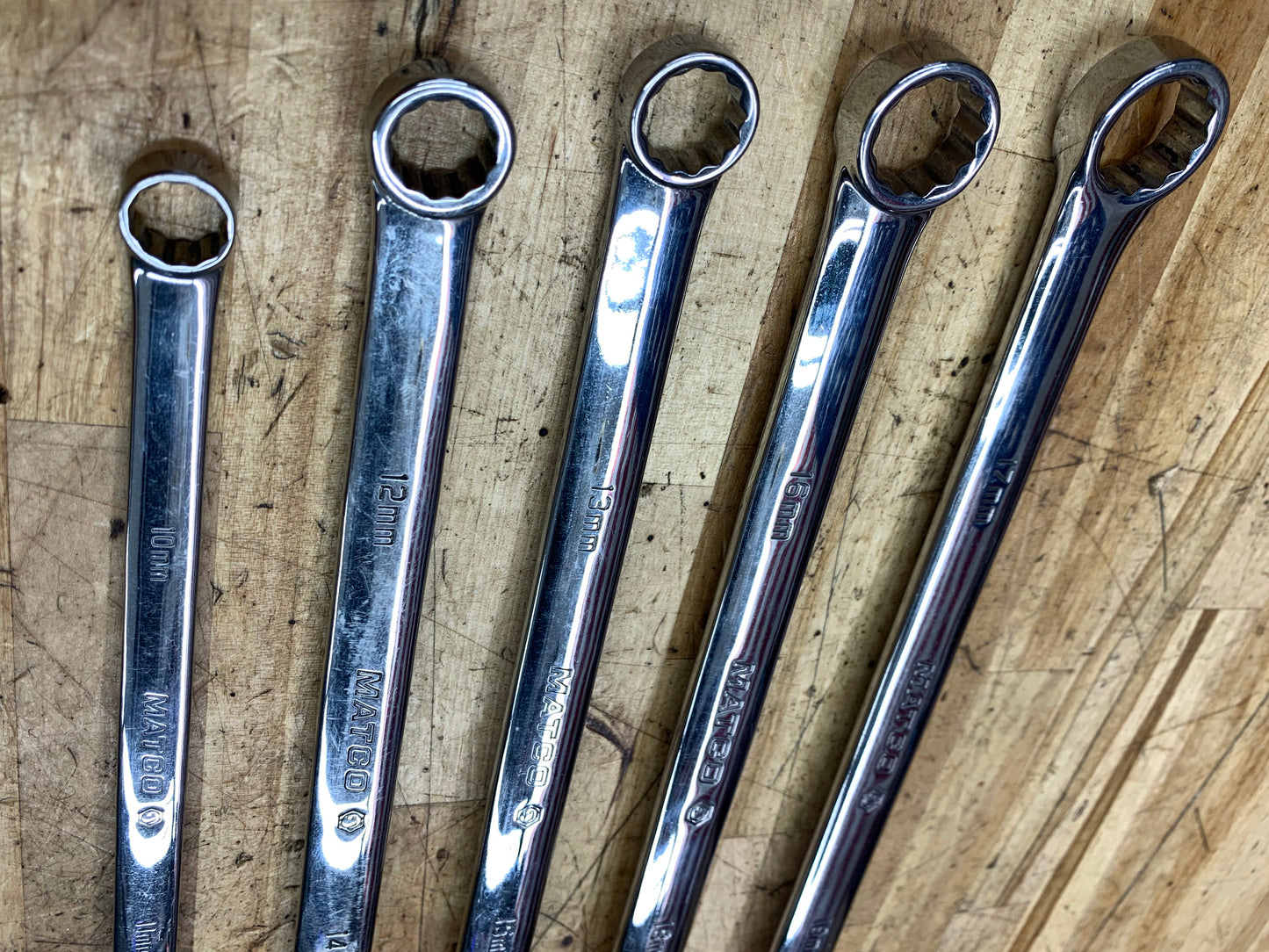 Matco Metric Box Wrench Set 5pc USA