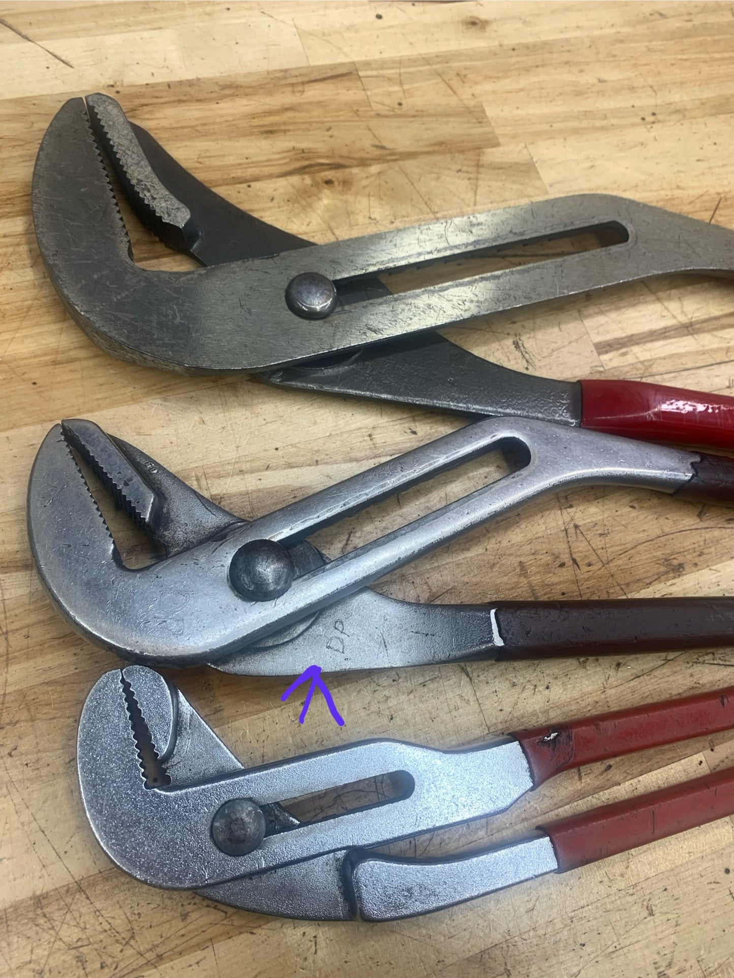 Blue Point Tongue Groove Water Pump Plier set 3pc Channellock style