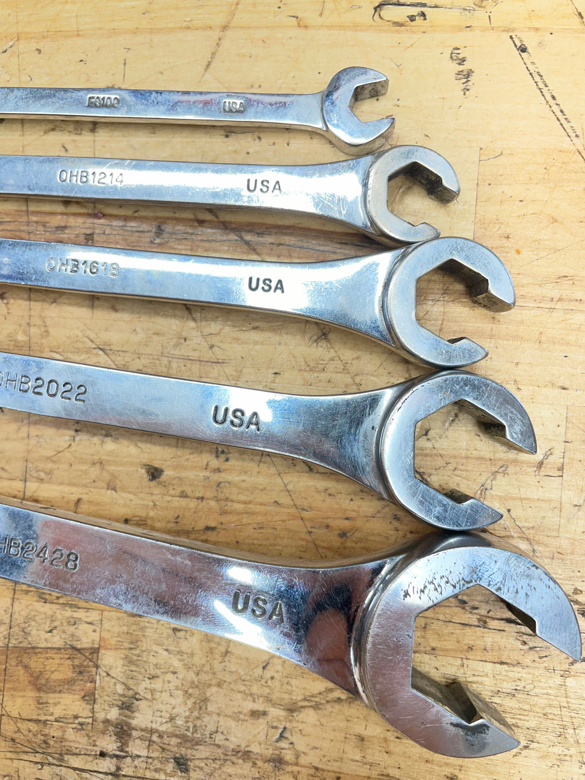 Mac Tools SAE Flare Line Wrench Set* 5pc 5/16”-7/8” USA