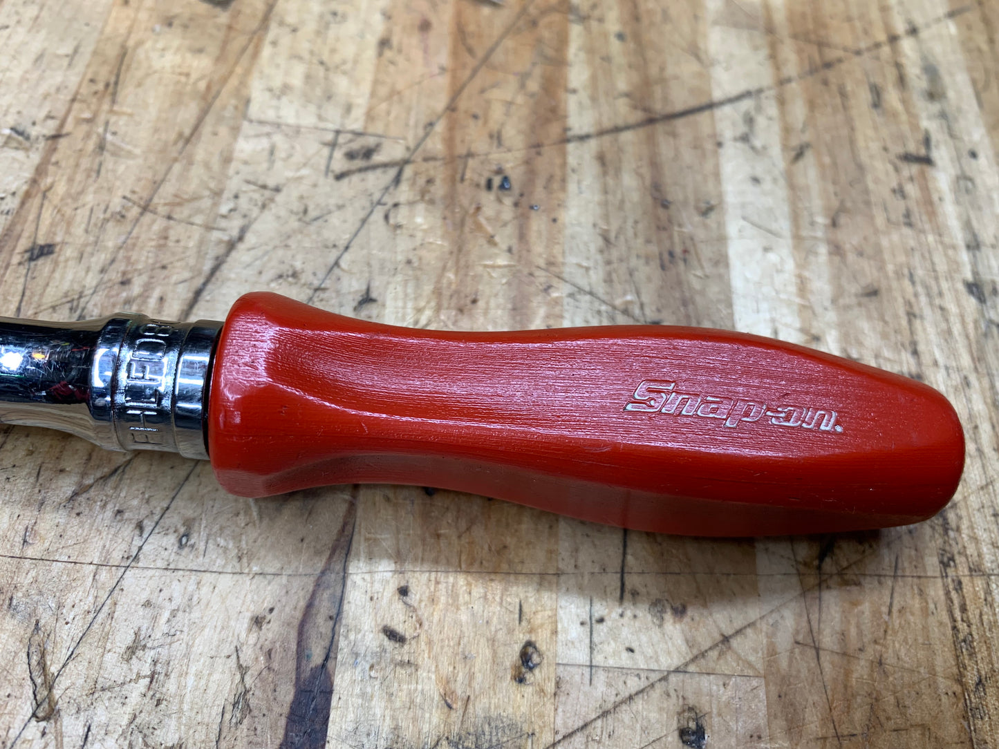 Snap On 3/8” Flex Head Ratchet Red Hard Handle FHLFD80A USA
