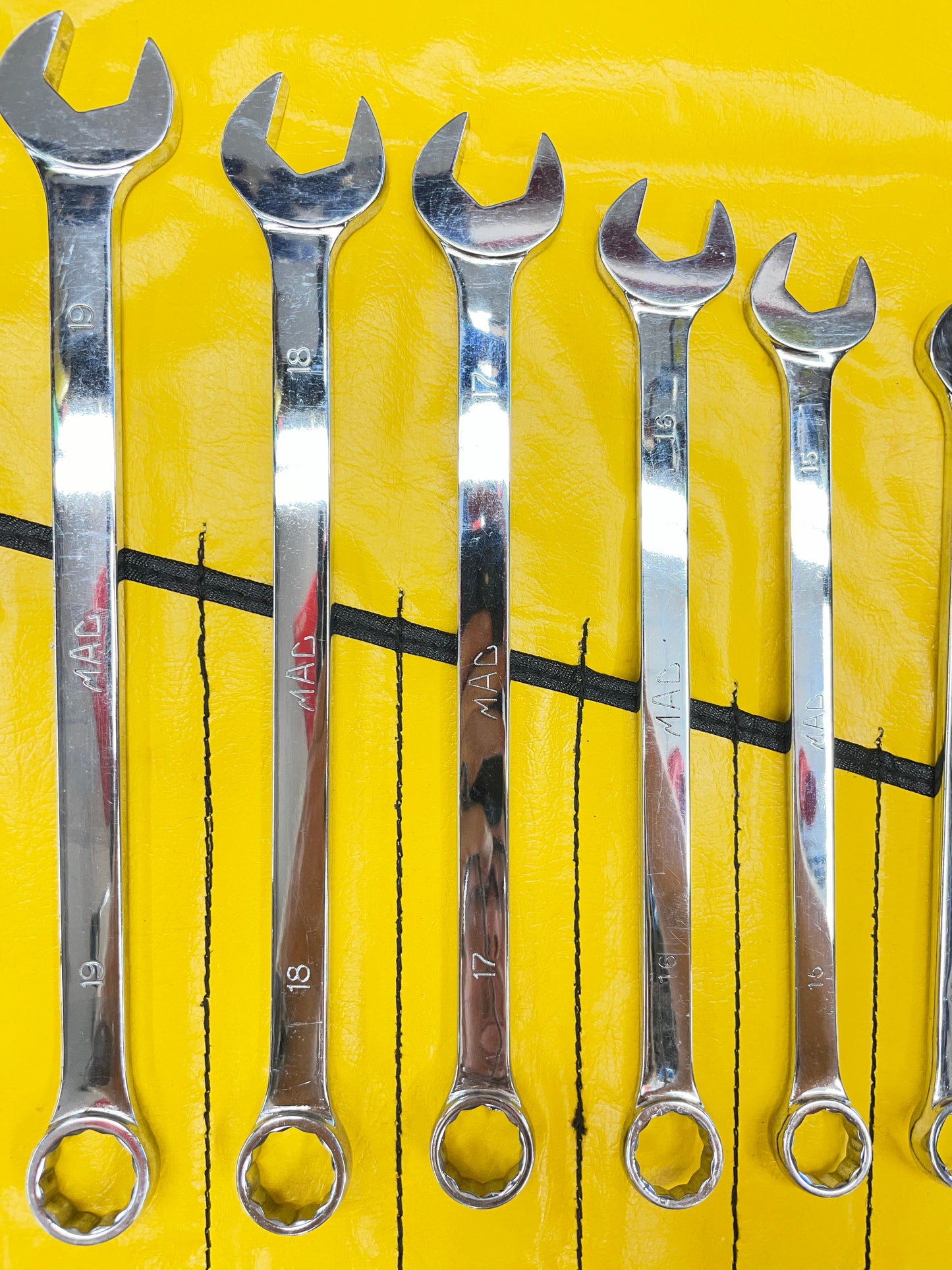 Mac Tools Metric Combo Wrench Set 10pc 10-19mm USA SML10K