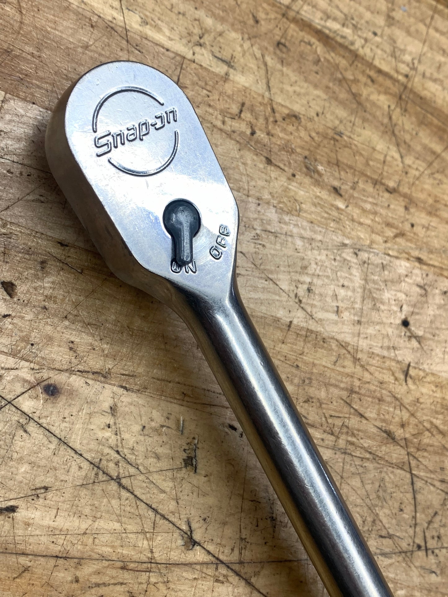 Snap On 3/8" Extra Long Ratchet Chrome FLL80