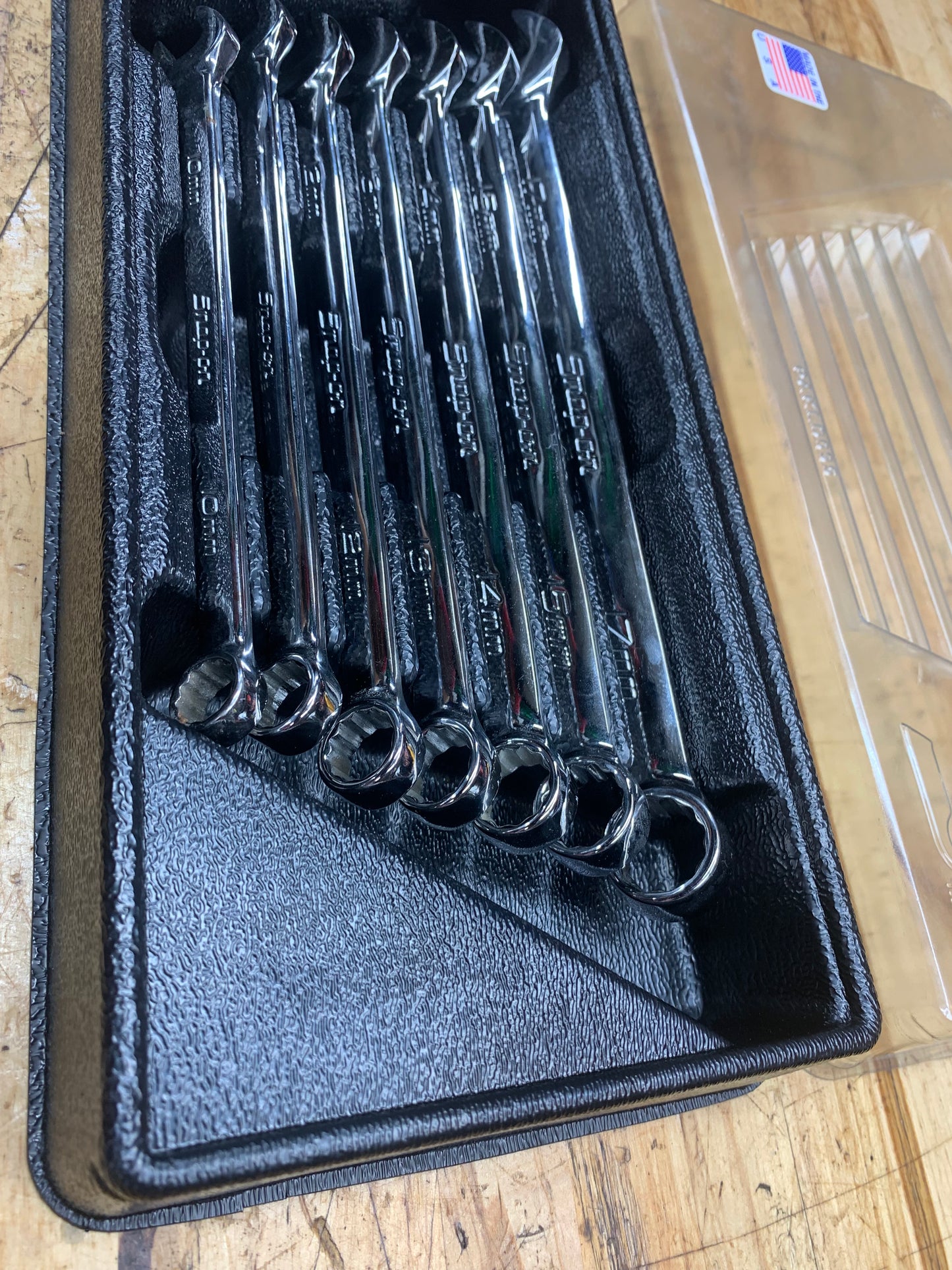 Snap On Metric Combo Wrench Set 7pc BRAND NEW USA OEXM707B