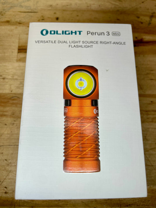 Perun 3 Mini Headlamp & Flashlight with Red and White Light BRAND NEW