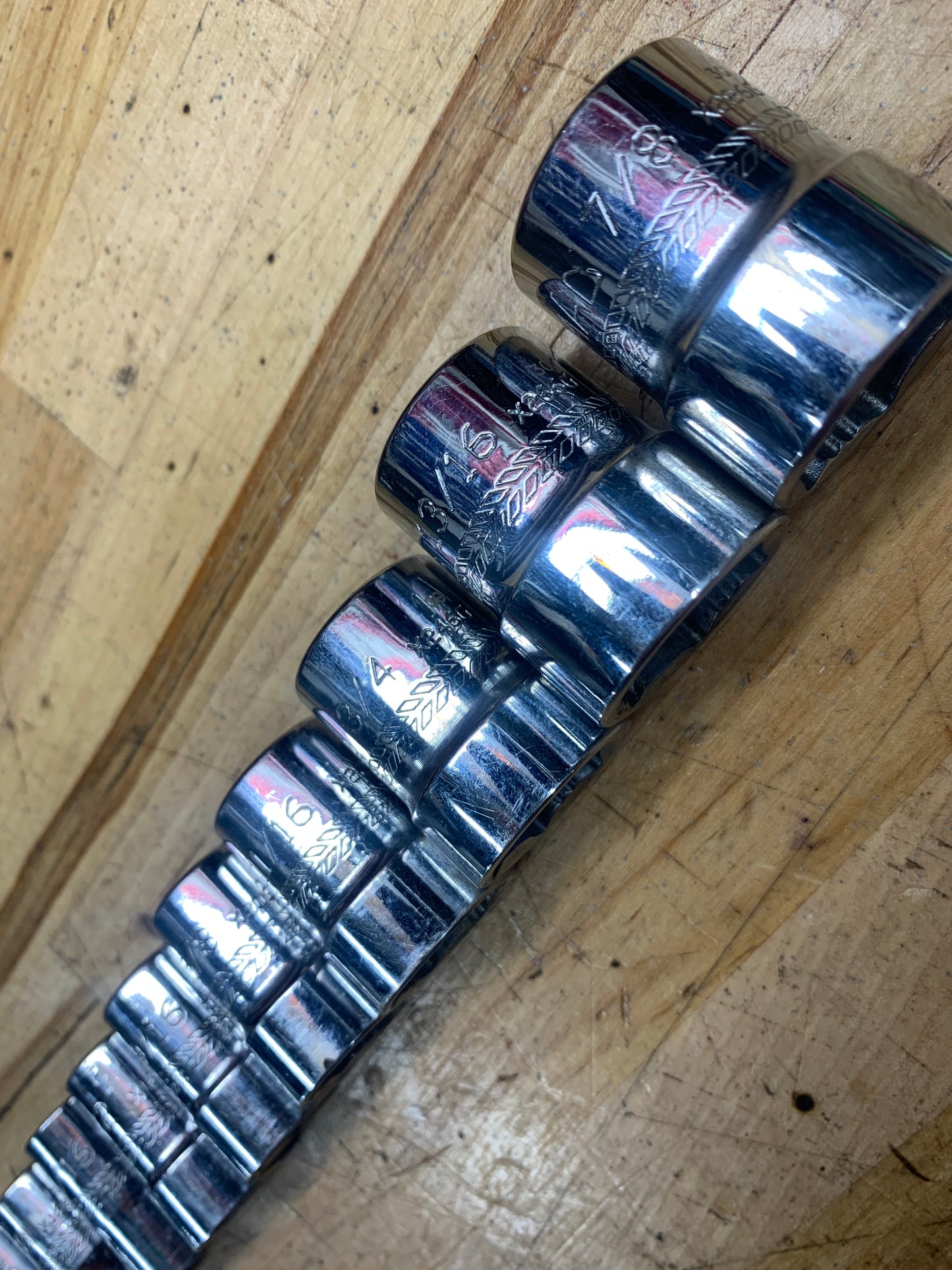 Mac Tools 3/8" SAE Shallow Socket Set 10pc 6pt