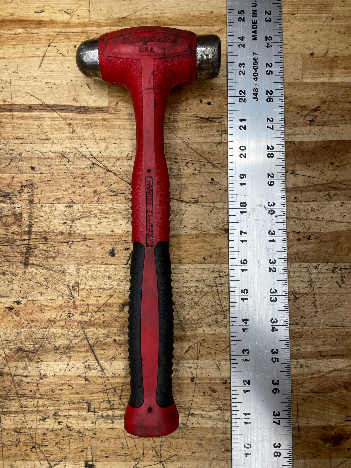 Snap On 16oz Ball Peen Hammer USA HBBD16