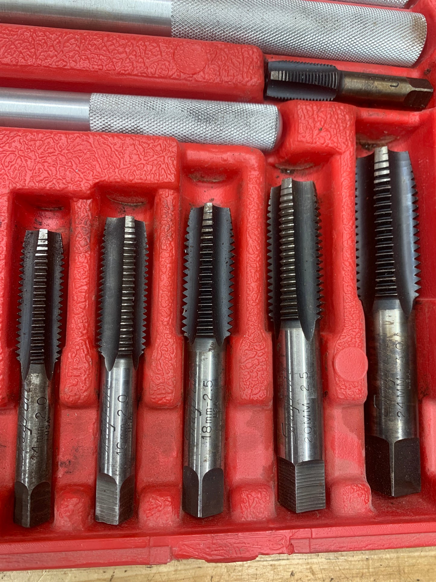 Snap on XL METRIC Tap and Die Set 25pc USA TDM99117A