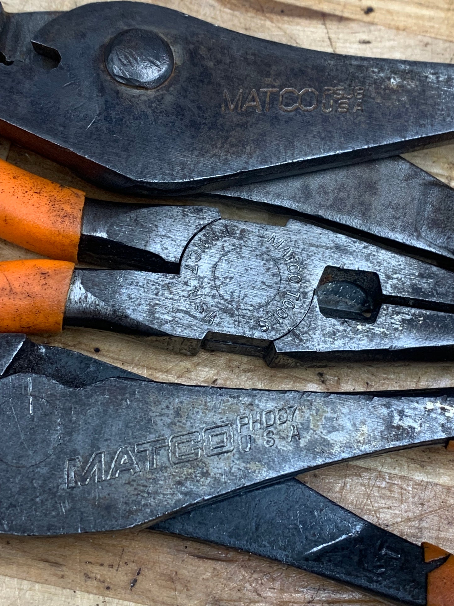 Matco Plier Set 3pc USA