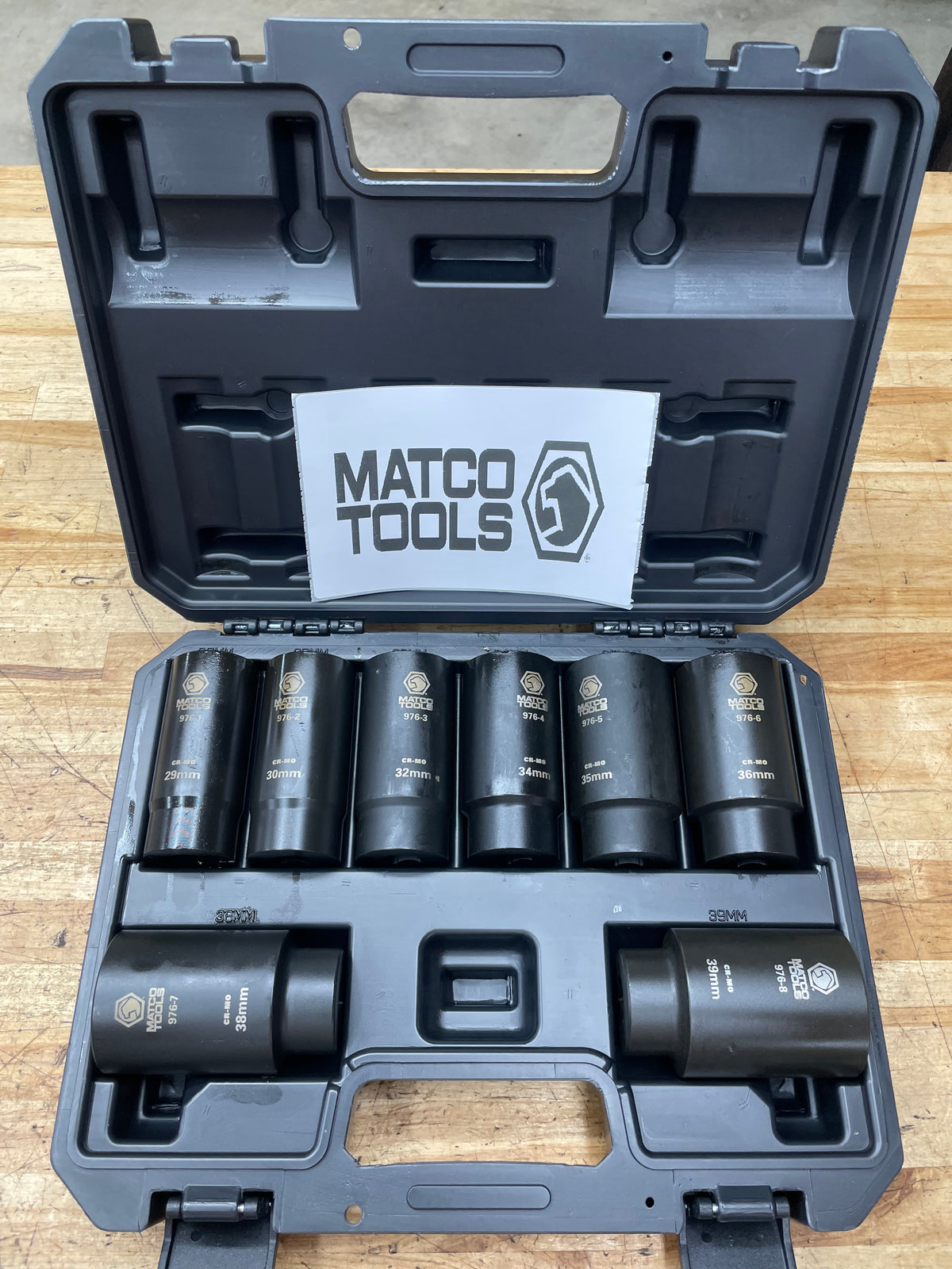 Matco 8pc Axle Spindle Nut Socket Set LIKE NEW AXL12PTA