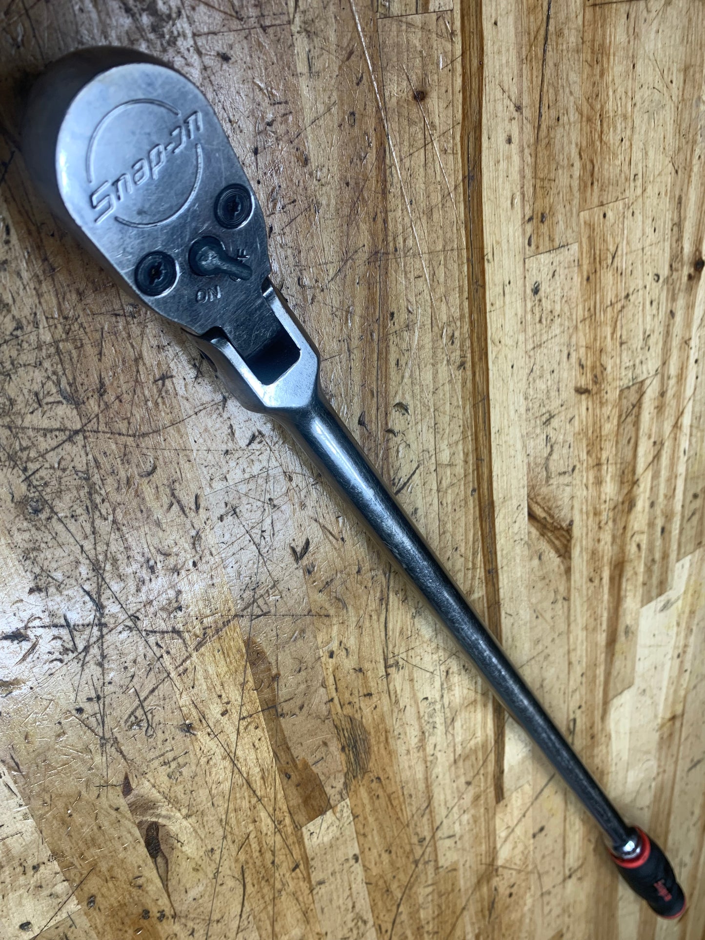 Snap On 1/2” Long Ratchet Soft Grip USA SHLF80A