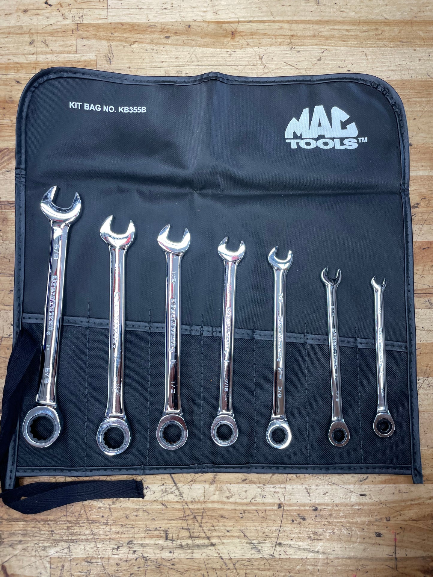 Gearwrench SAE Ratcheting Combo Wrench Set 7pc 1/4”-5/8” BRAND NEW