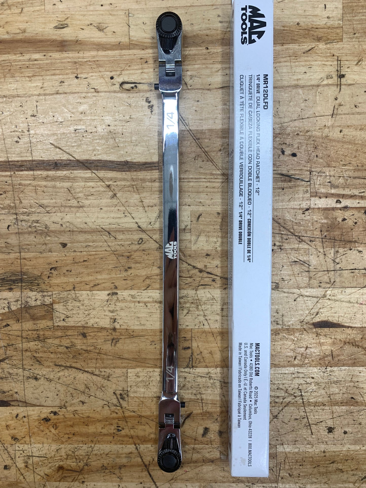 Mac Tools Dual Locking Long Flex Head Ratchet BRAND NEW MR12DLFD