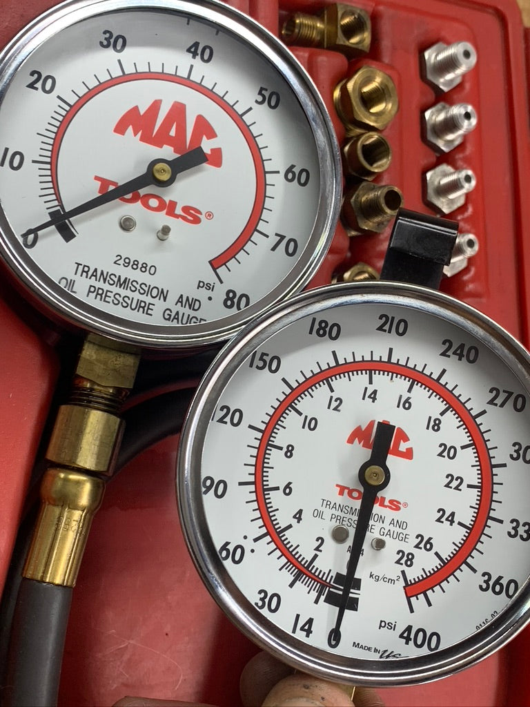 Mac tools transmission/oil pressure test kit TPT455M. USA