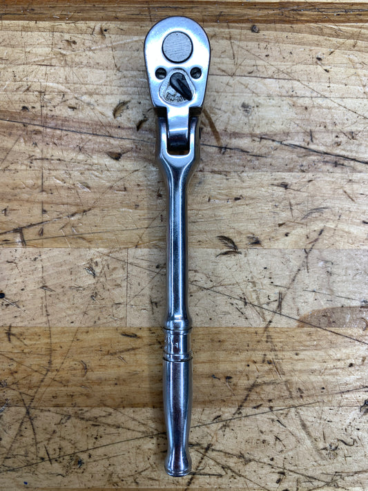 Snap On 1/4" Flex Head Ratchet Vintage USA TM711
