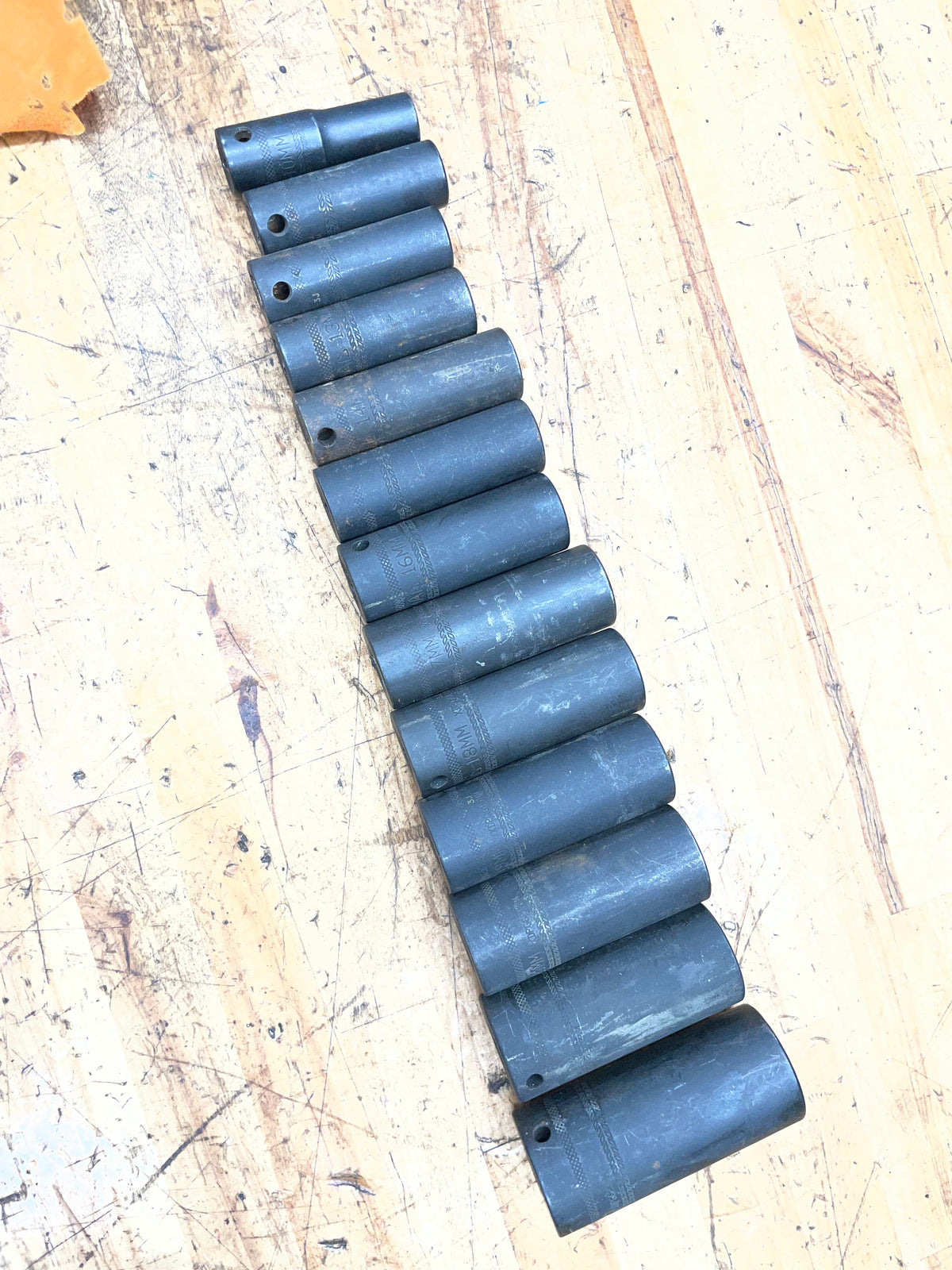 Mac Tools 3/8” Metric Impact Deep Socket Set 13pc 10-23mm SXDPGM146BR*