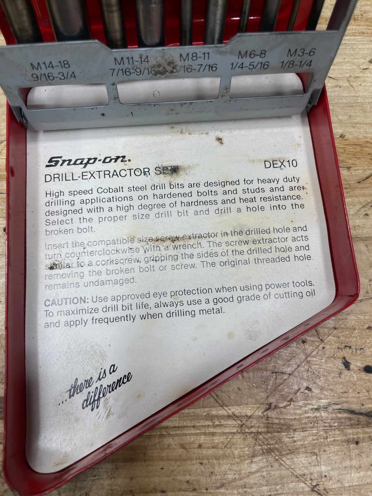 Snap On Broken Bolt Extractor Set USA DEX10