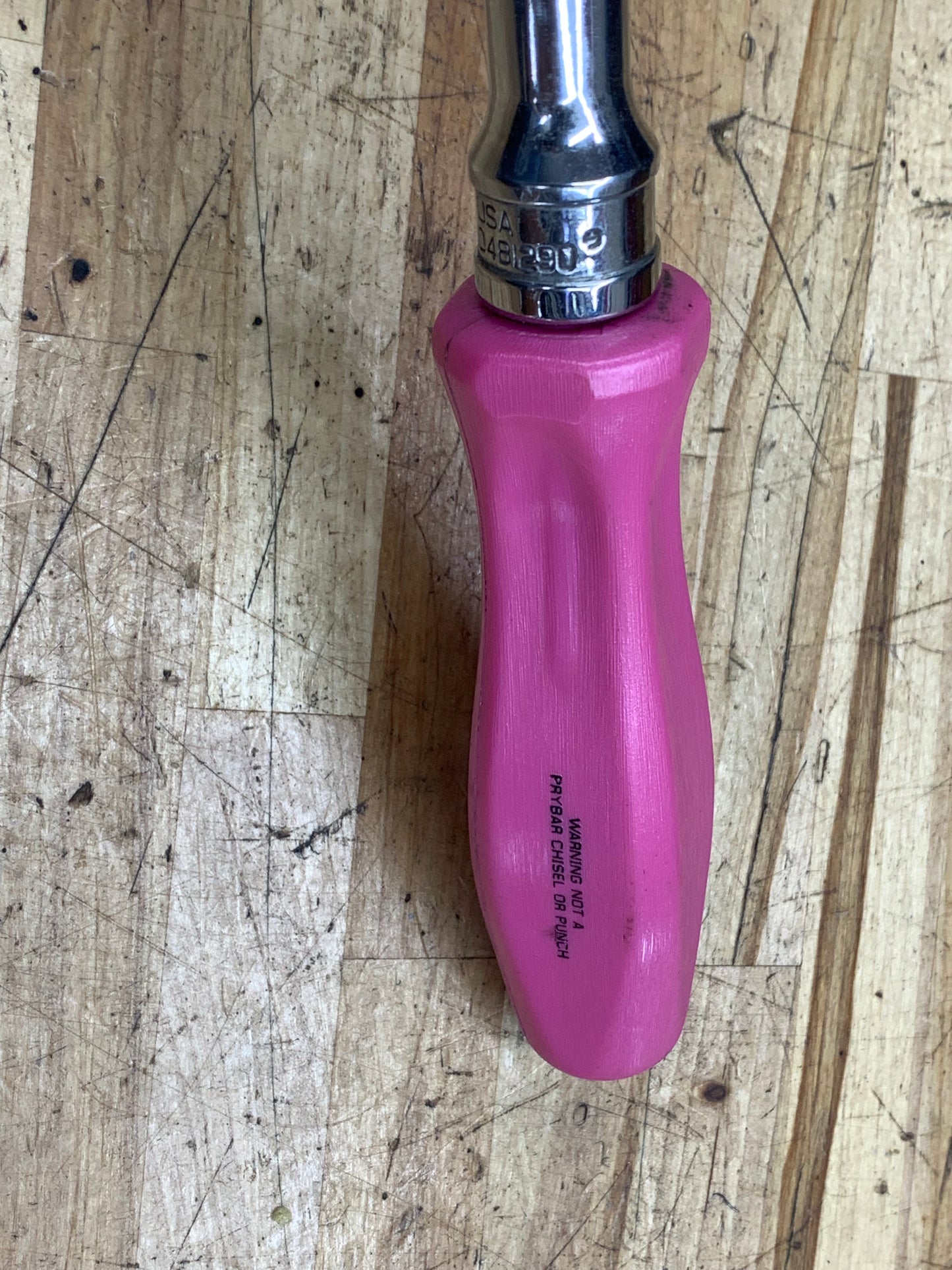 Snap On 1/2" Long Ratchet Pink Hard Handle SHL80A