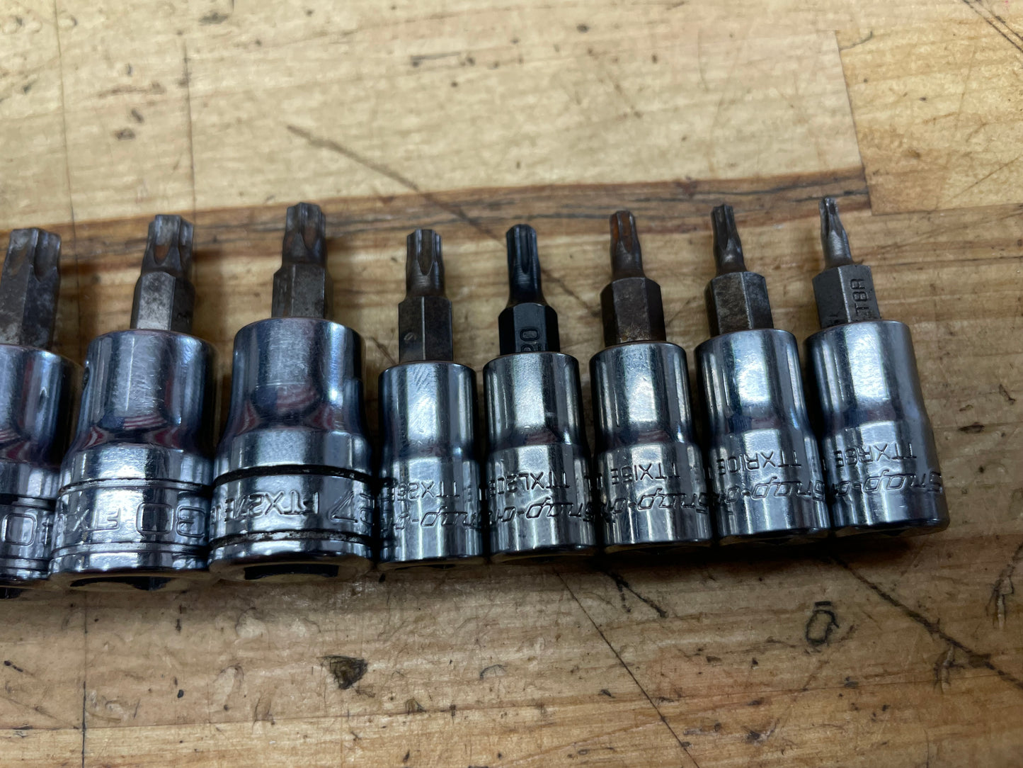 Snap On Torx Socket Set 11pc USA T8-T55