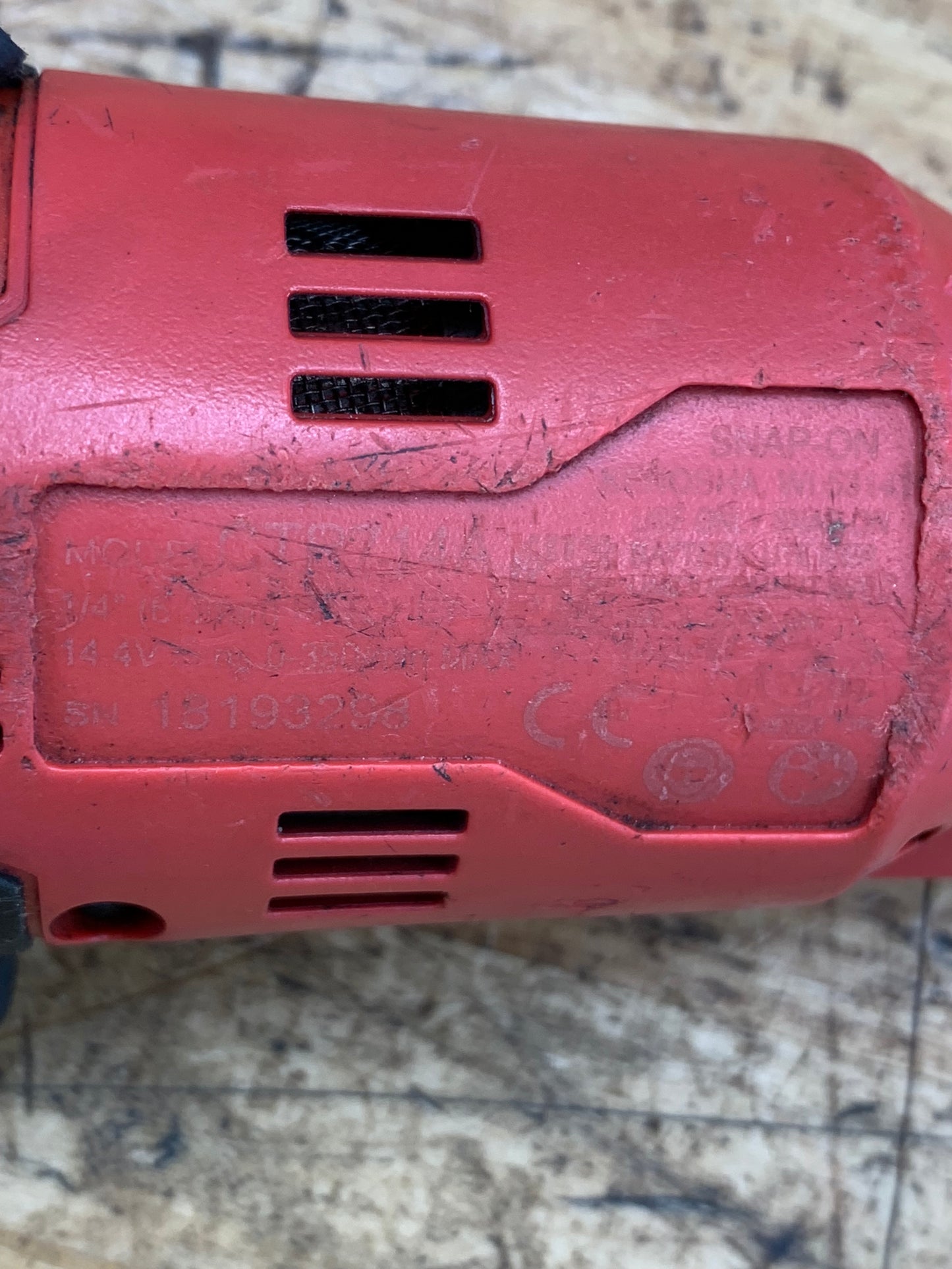 Snap On 1/4" 14v Electric Ratchet CTR761