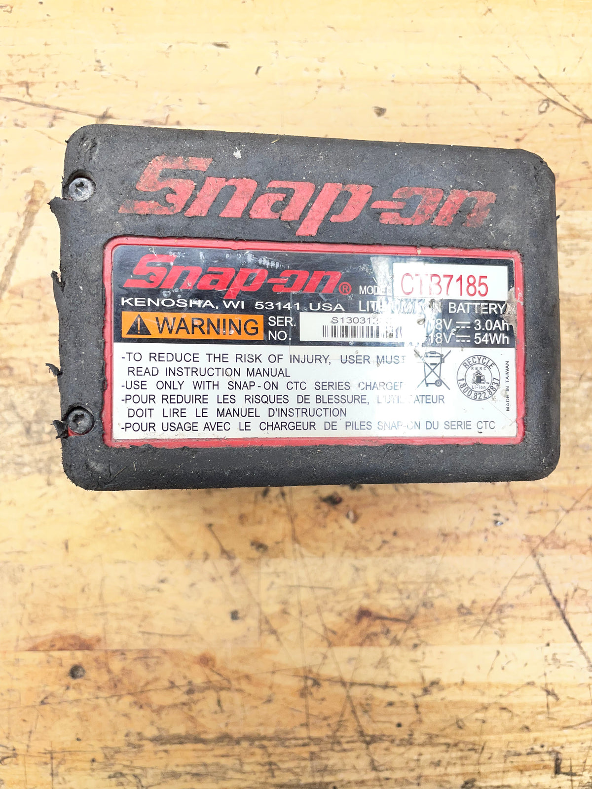 Snap On 18V Battery
