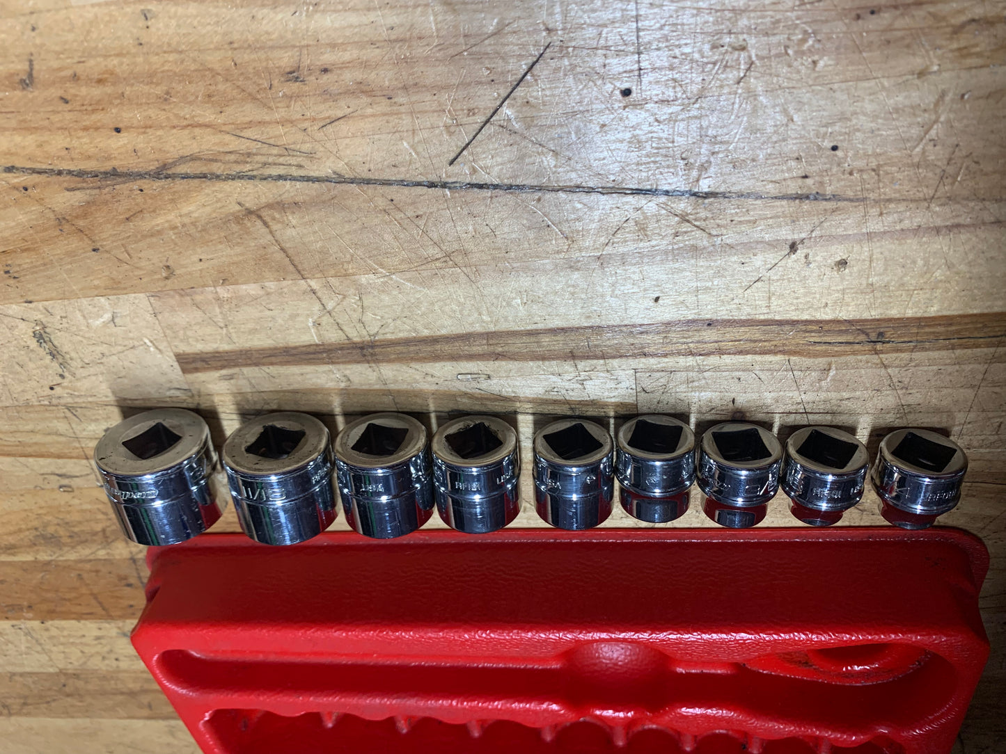Snap On SAE Low Profile Ratchet and Socket Set USA 210RARFA