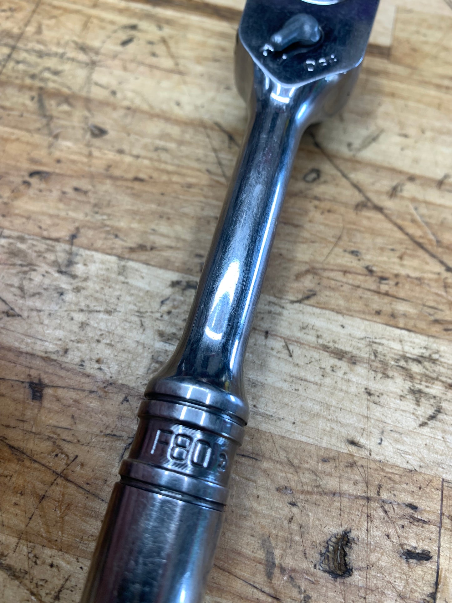 Snap On 3/8" Fine Tooth Ratchet USA F80