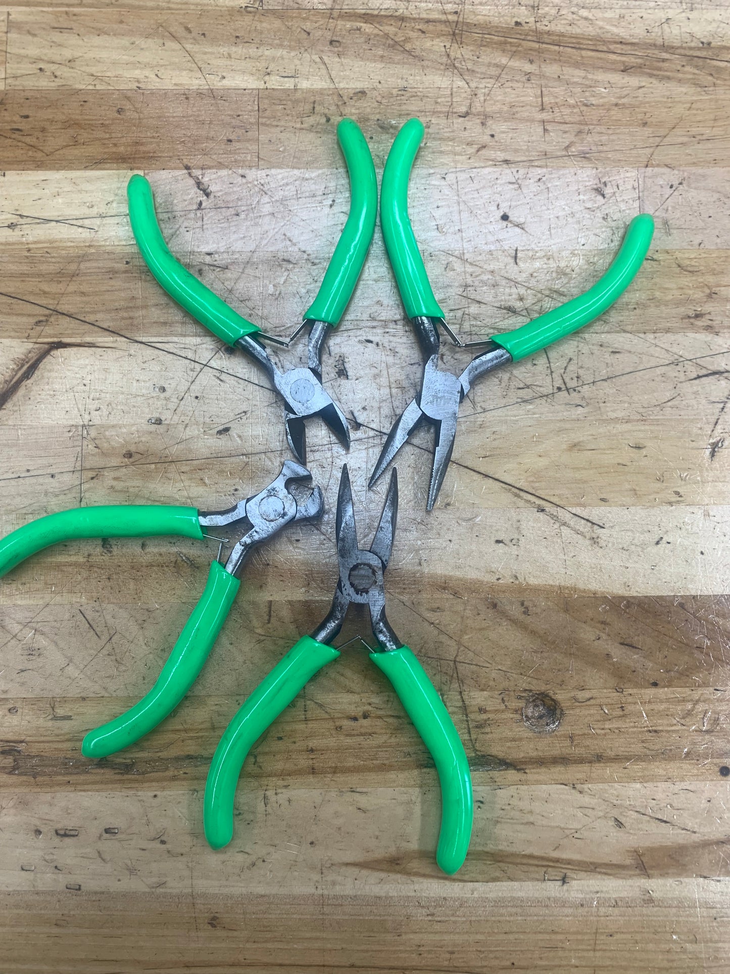 Mac Tools Mini Plier Set 4pc Green