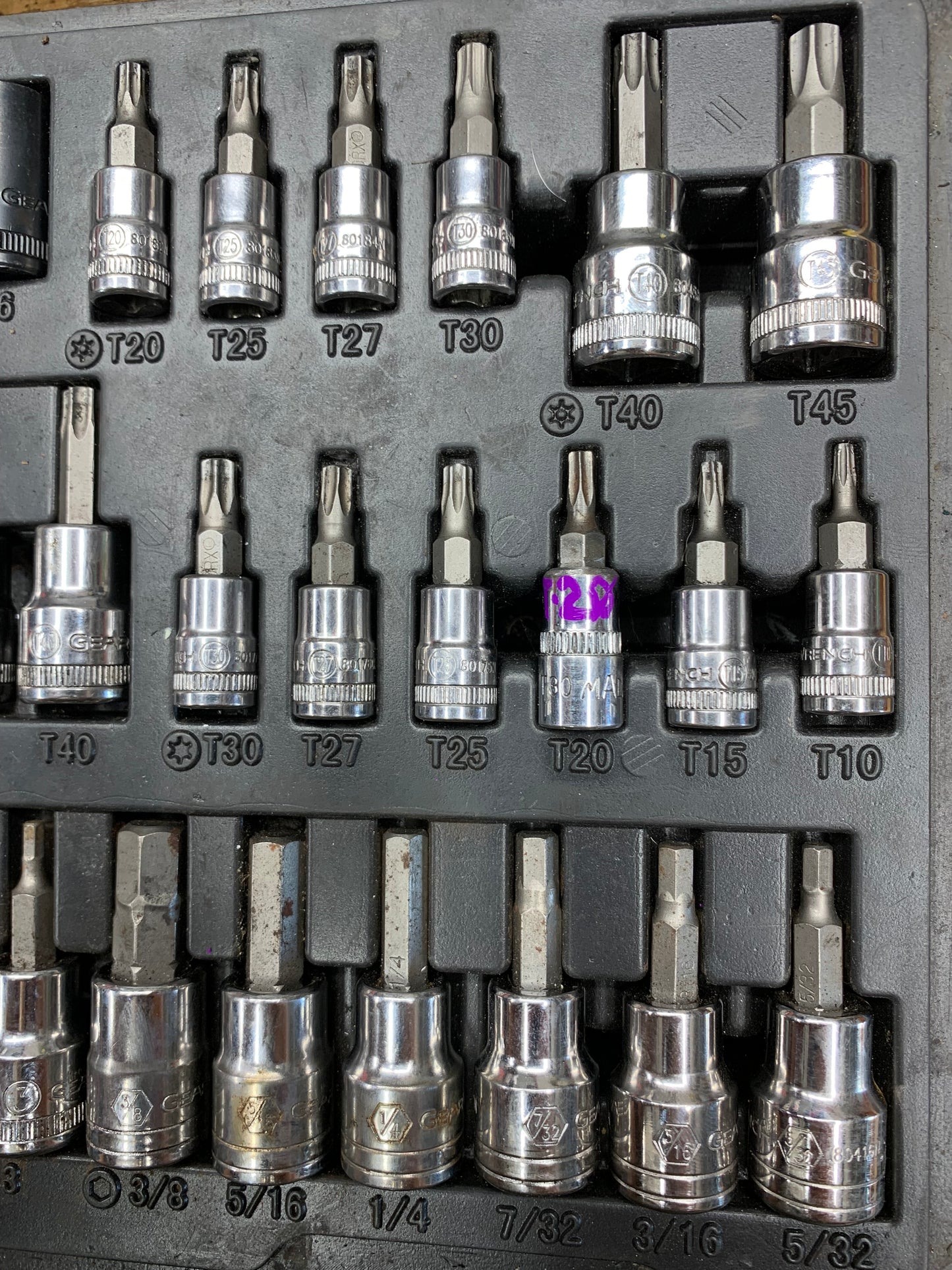 GearWrench 40 Pc. Hex & Torx Master Bit Socket Set 40424A