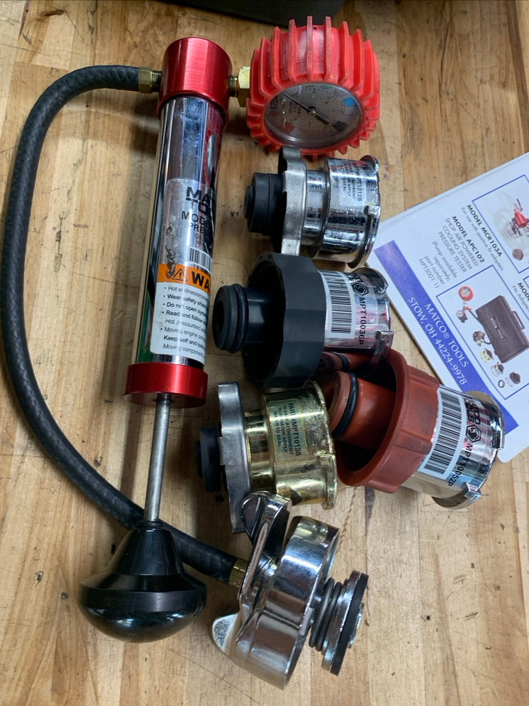 Matco cooling system pressure tester RPT103