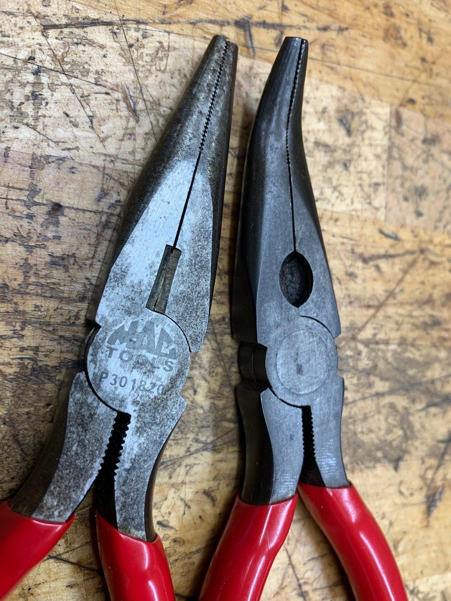 Mac Tools 2pc Needle Nose and Bent NN Plier Set