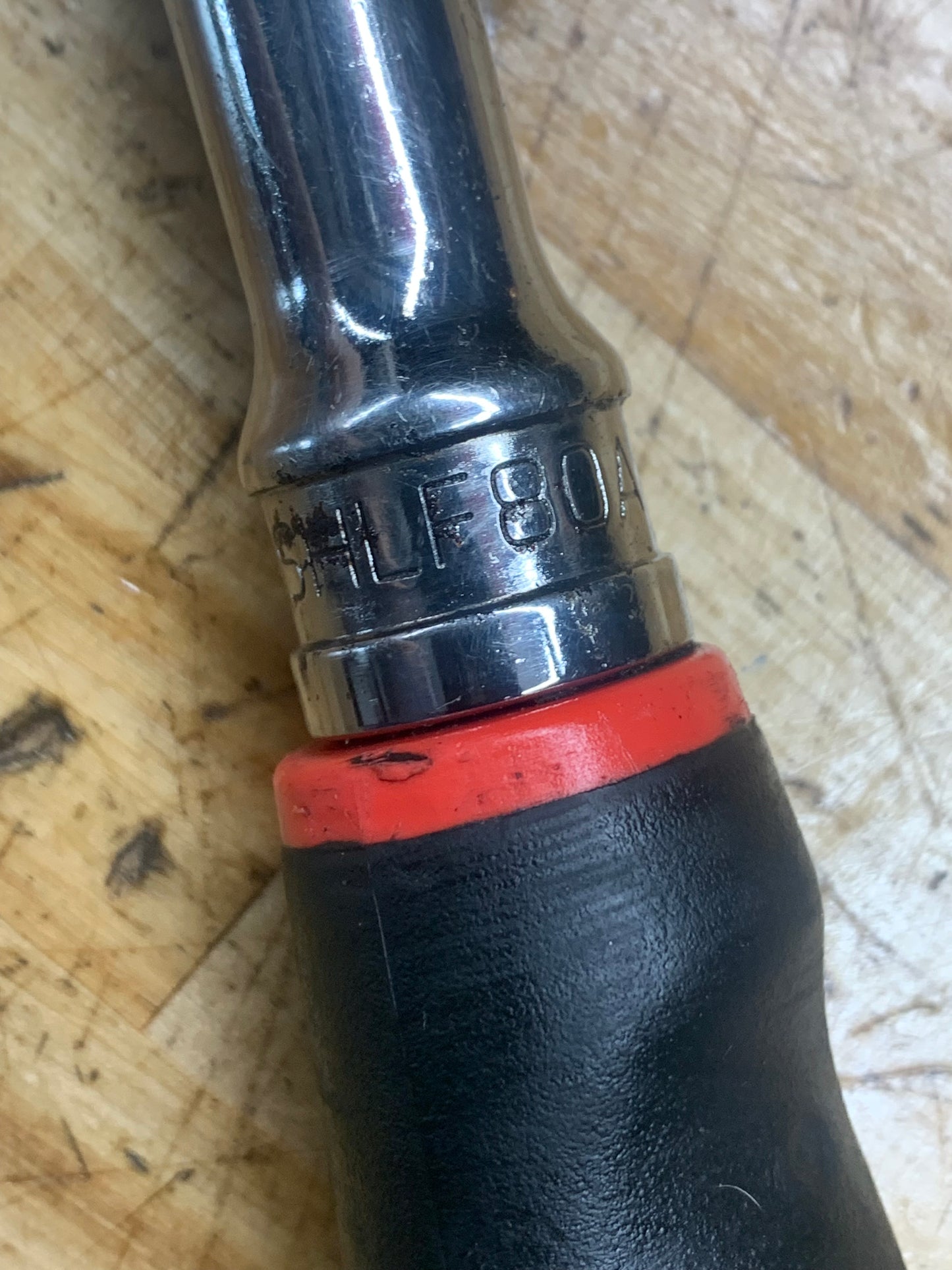 Snap On 1/2” Long Ratchet Soft Grip USA SHLF80A