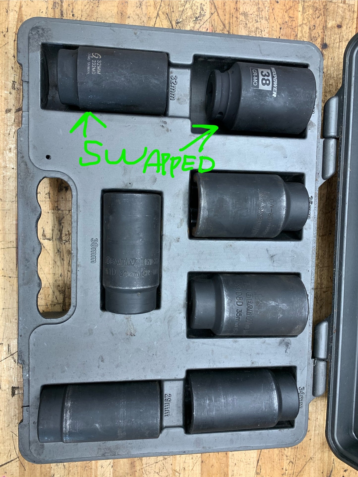 Gearwrench 7pc Axle Nut Set 41650