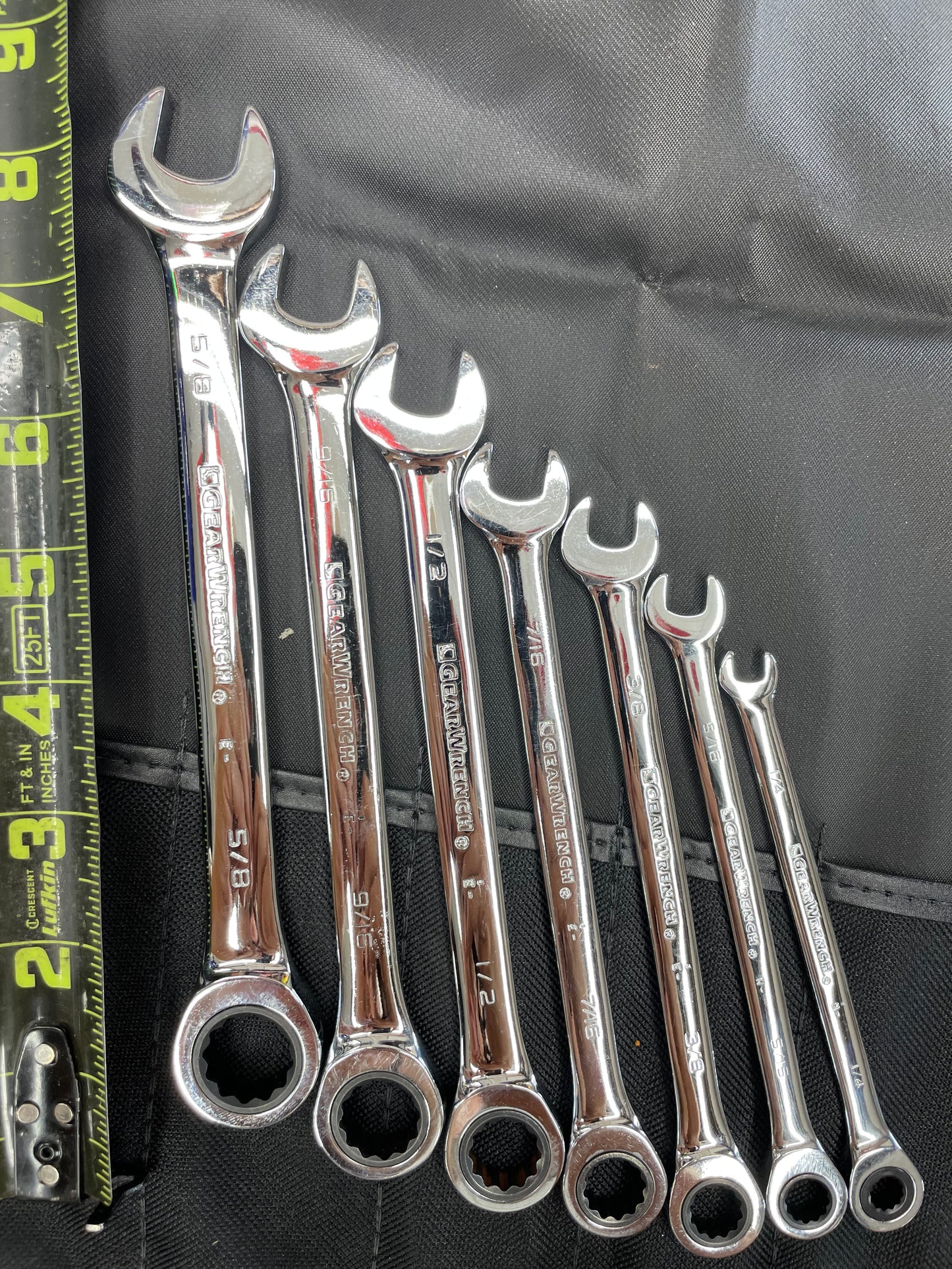 Gearwrench SAE Ratcheting Combo Wrench Set 7pc 1/4”-5/8” BRAND NEW