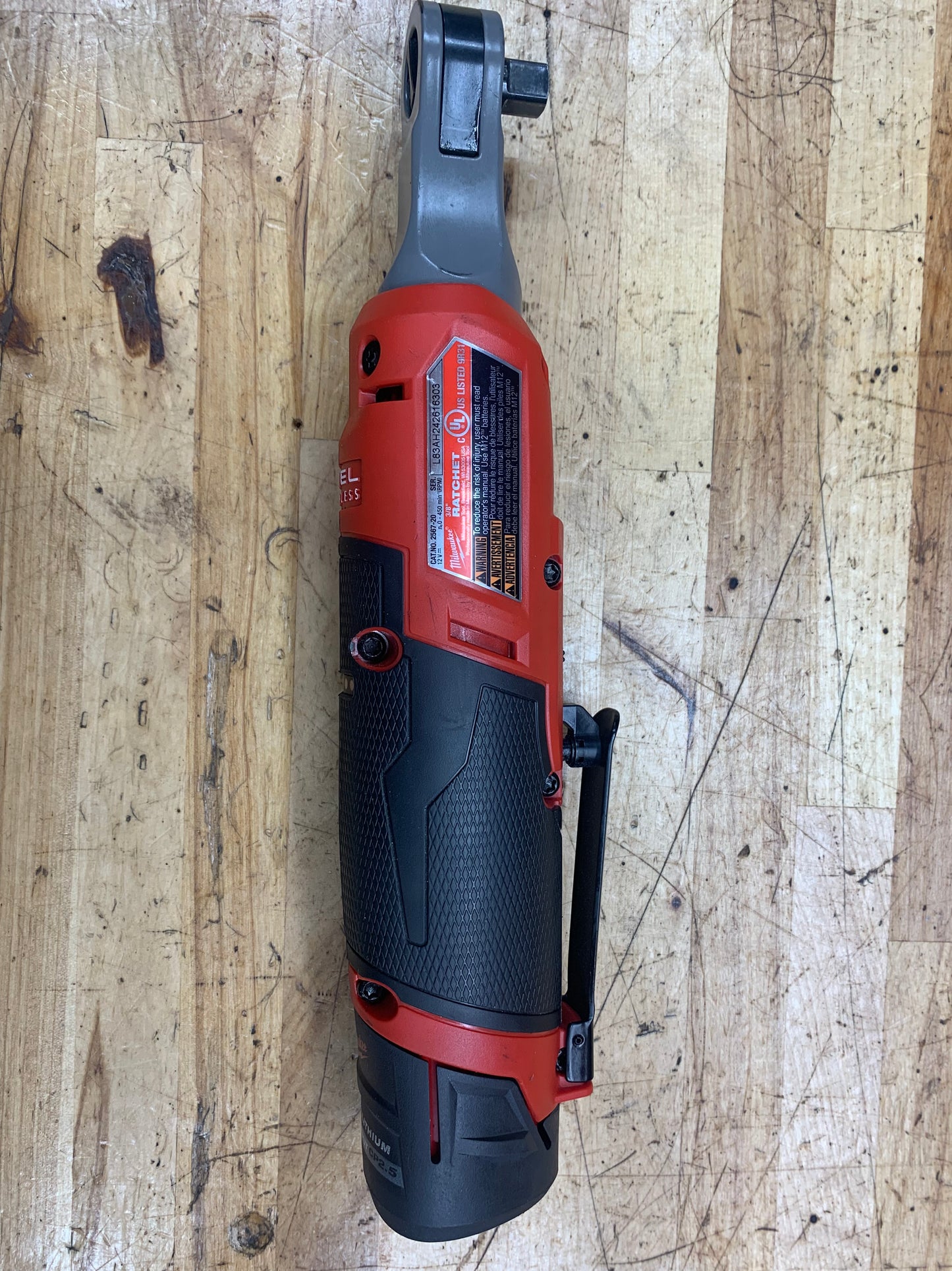 Milwaukee 3/8" Fuel M12 Lithium Ratchet WITH BATTERY 2567-20